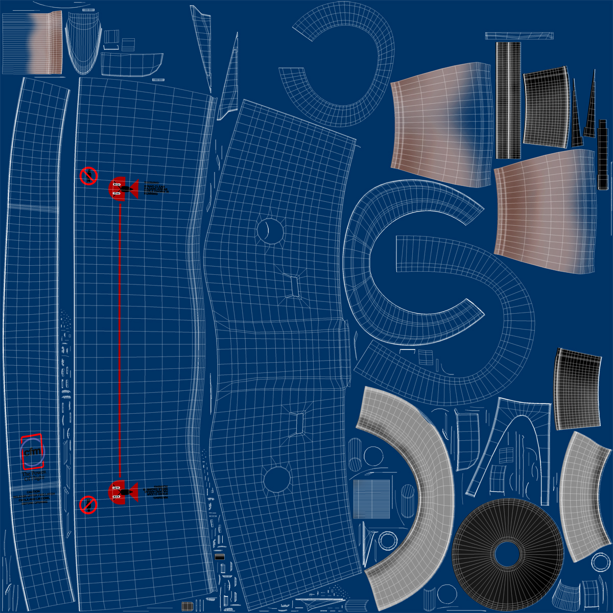 Boeing 737 800 with Interior Delta Air Lines 3D model