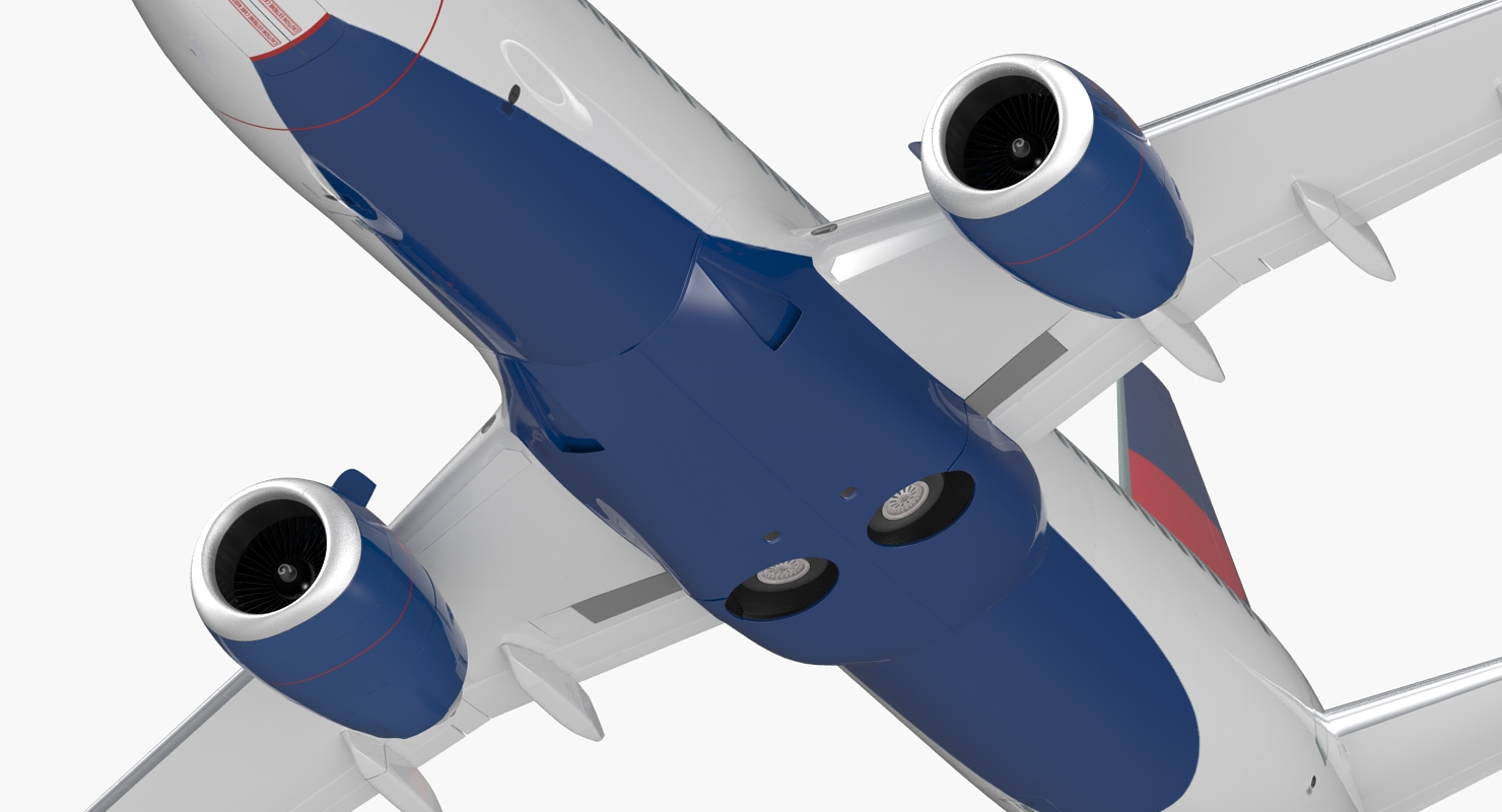Boeing 737 800 with Interior Delta Air Lines 3D model
