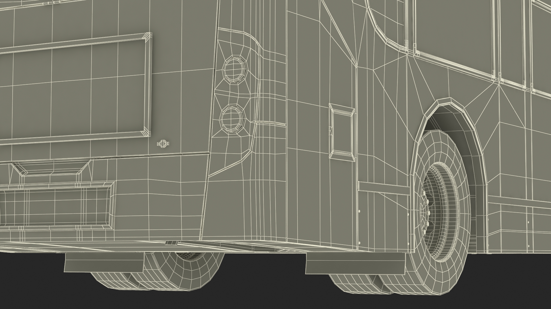 3D Double Decker City Bus Enviro400 Simple Interior model