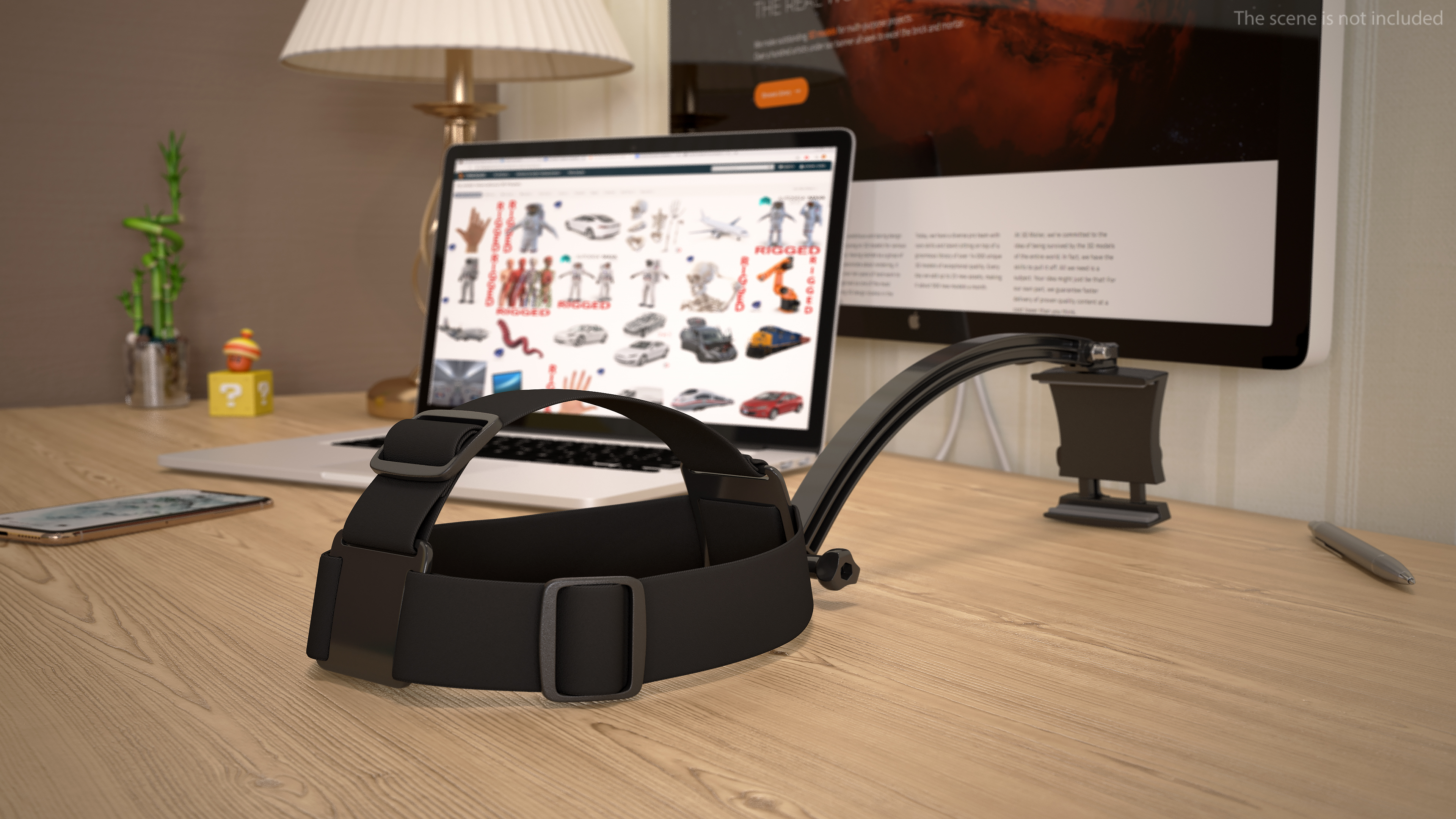 3D Head Mount Smartphone Holder model