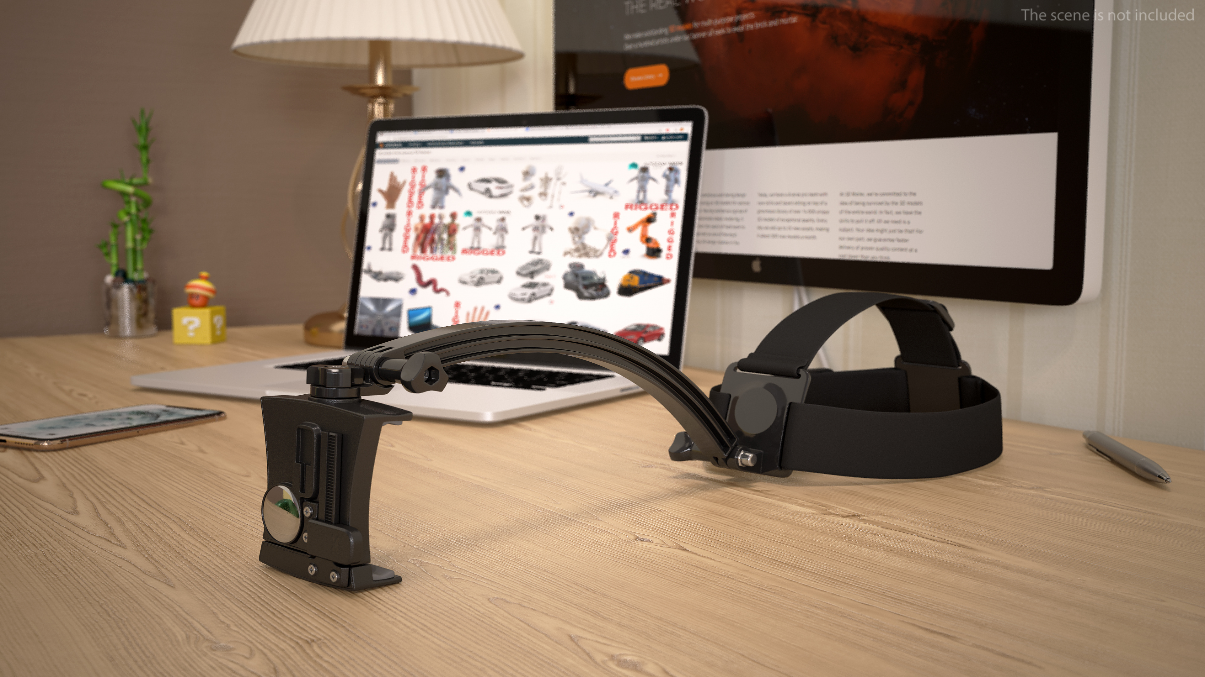 3D Head Mount Smartphone Holder model