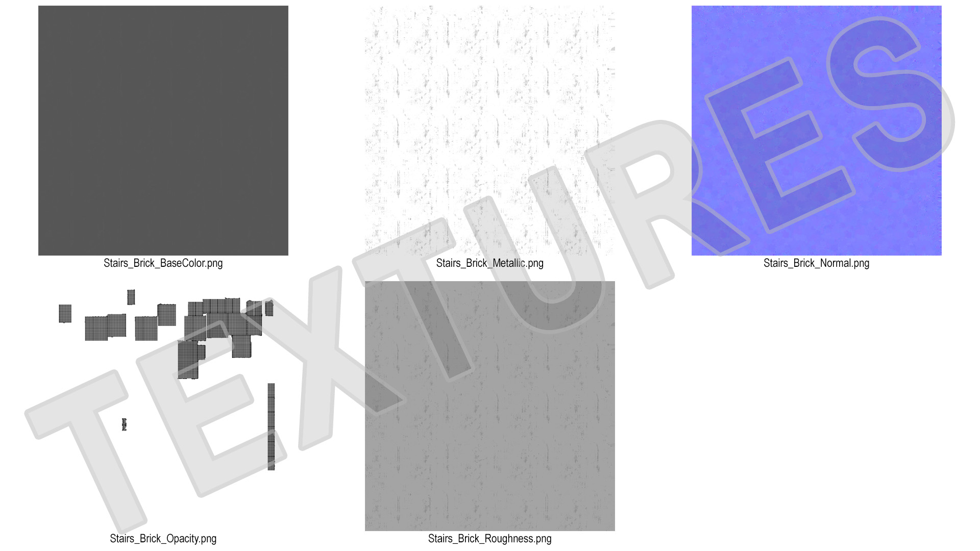 3D model Modular Fire Escape Black