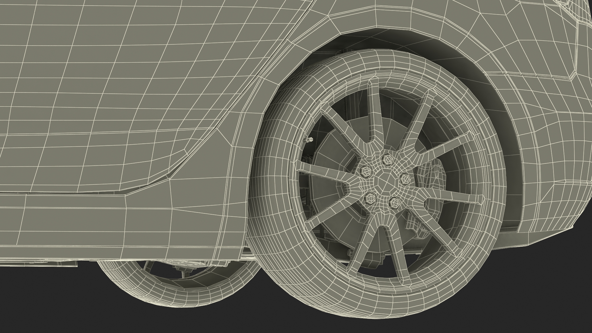Tesla with Thule Car Roofbox on Roof Rack Rigged for Maya 3D
