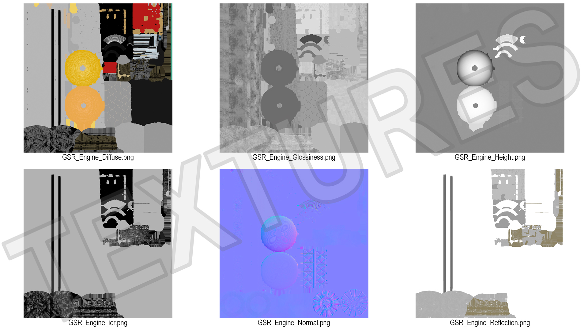 Generic Space Rocket Engine 3D