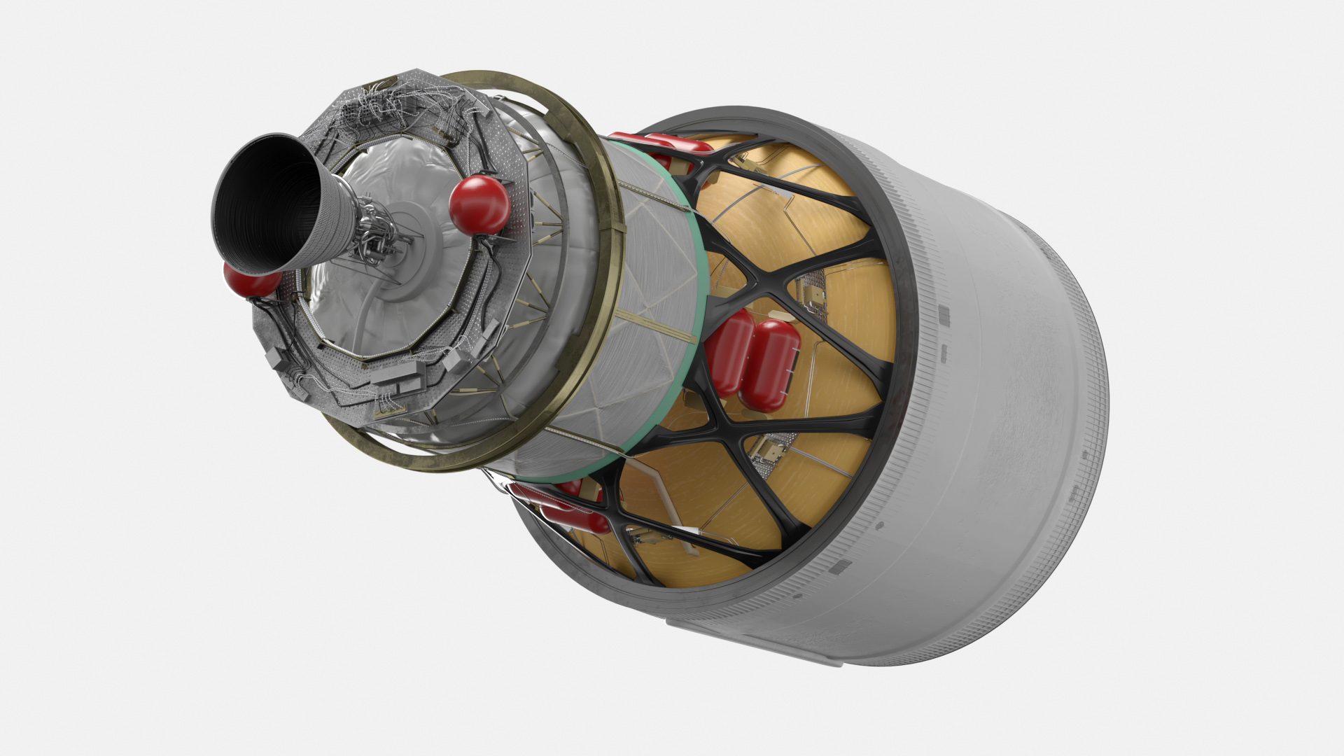 Generic Space Rocket Engine 3D