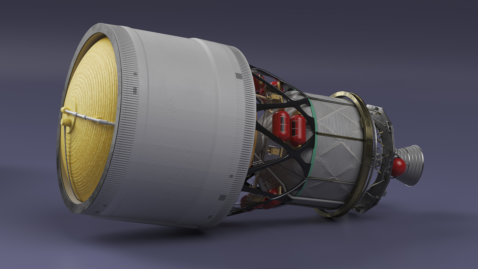Generic Space Rocket Engine 3D