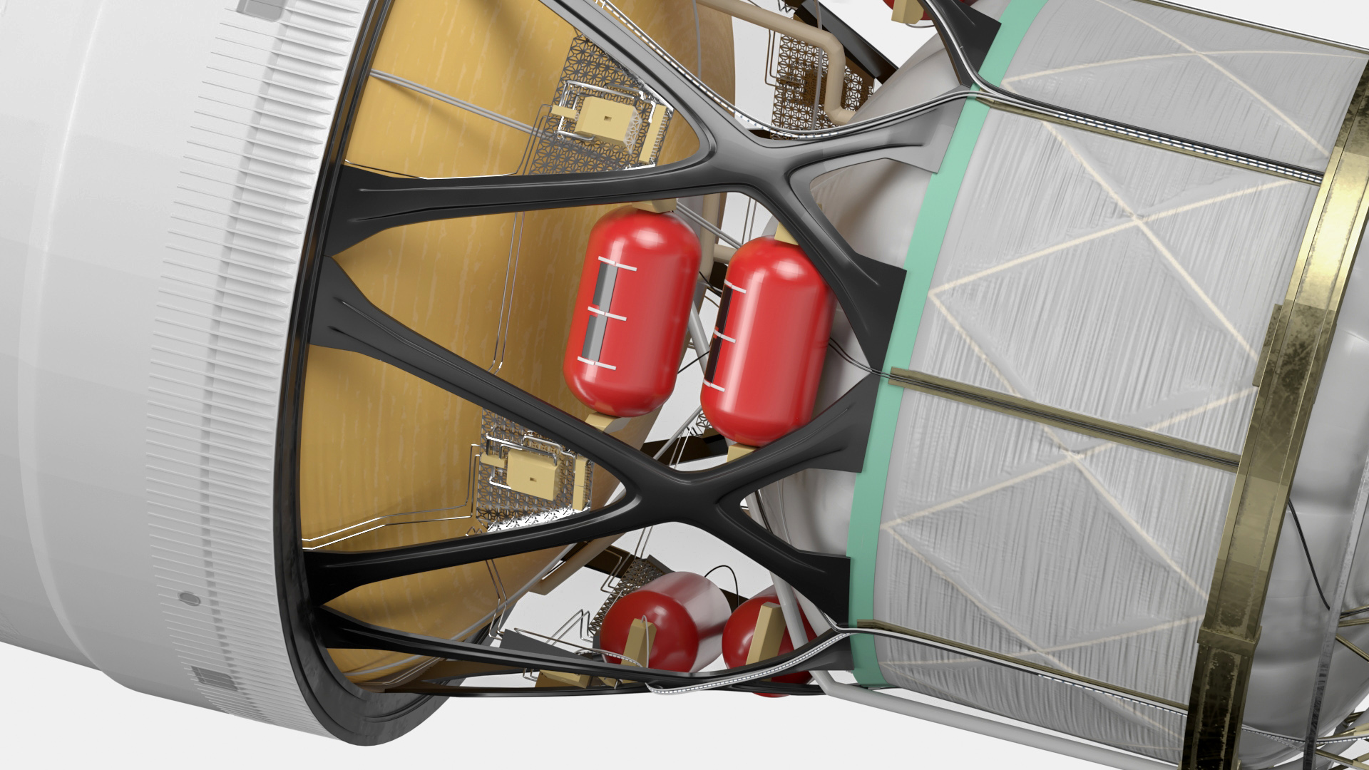 Generic Space Rocket Engine 3D