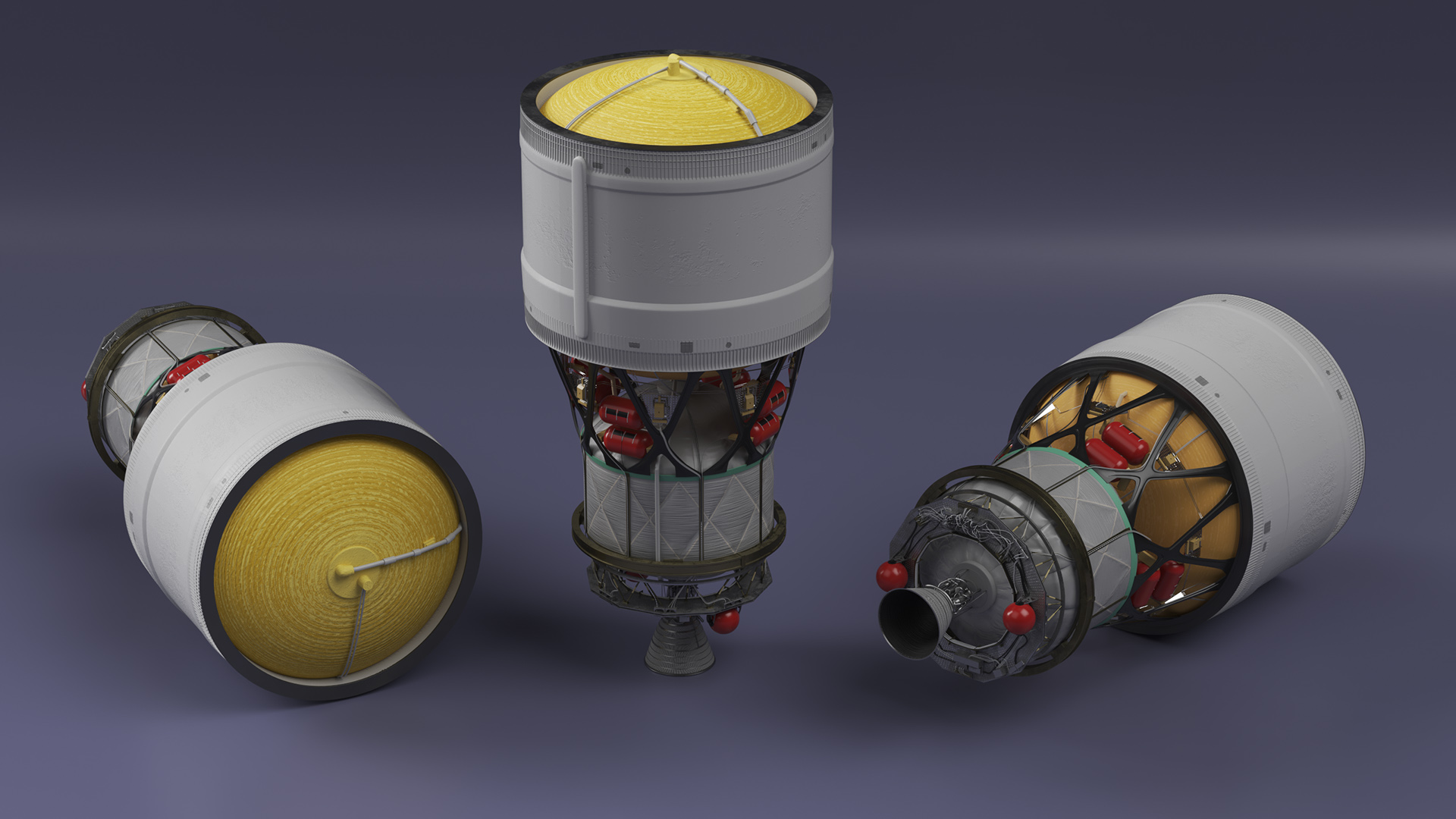 Generic Space Rocket Engine 3D