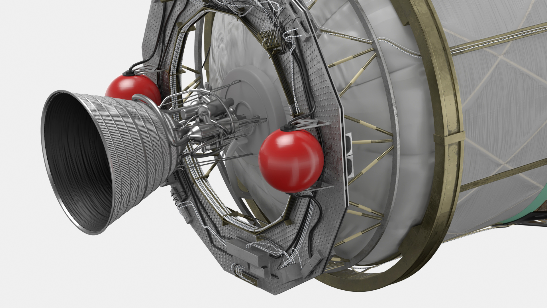 Generic Space Rocket Engine 3D