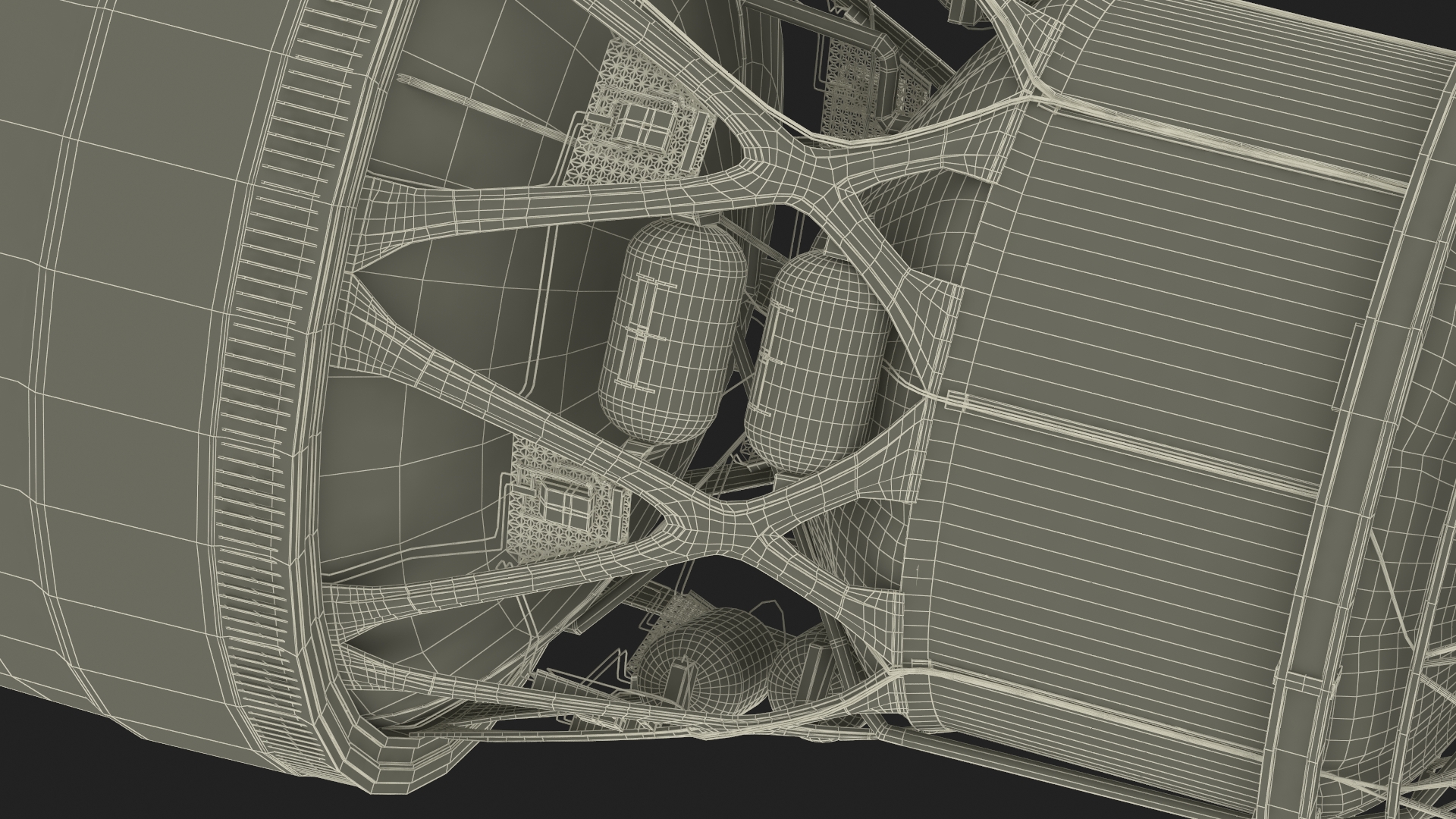 Generic Space Rocket Engine 3D
