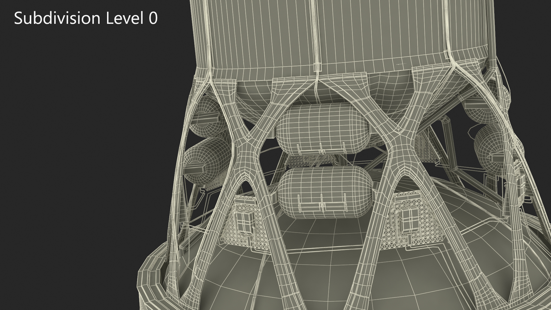 Generic Space Rocket Engine 3D