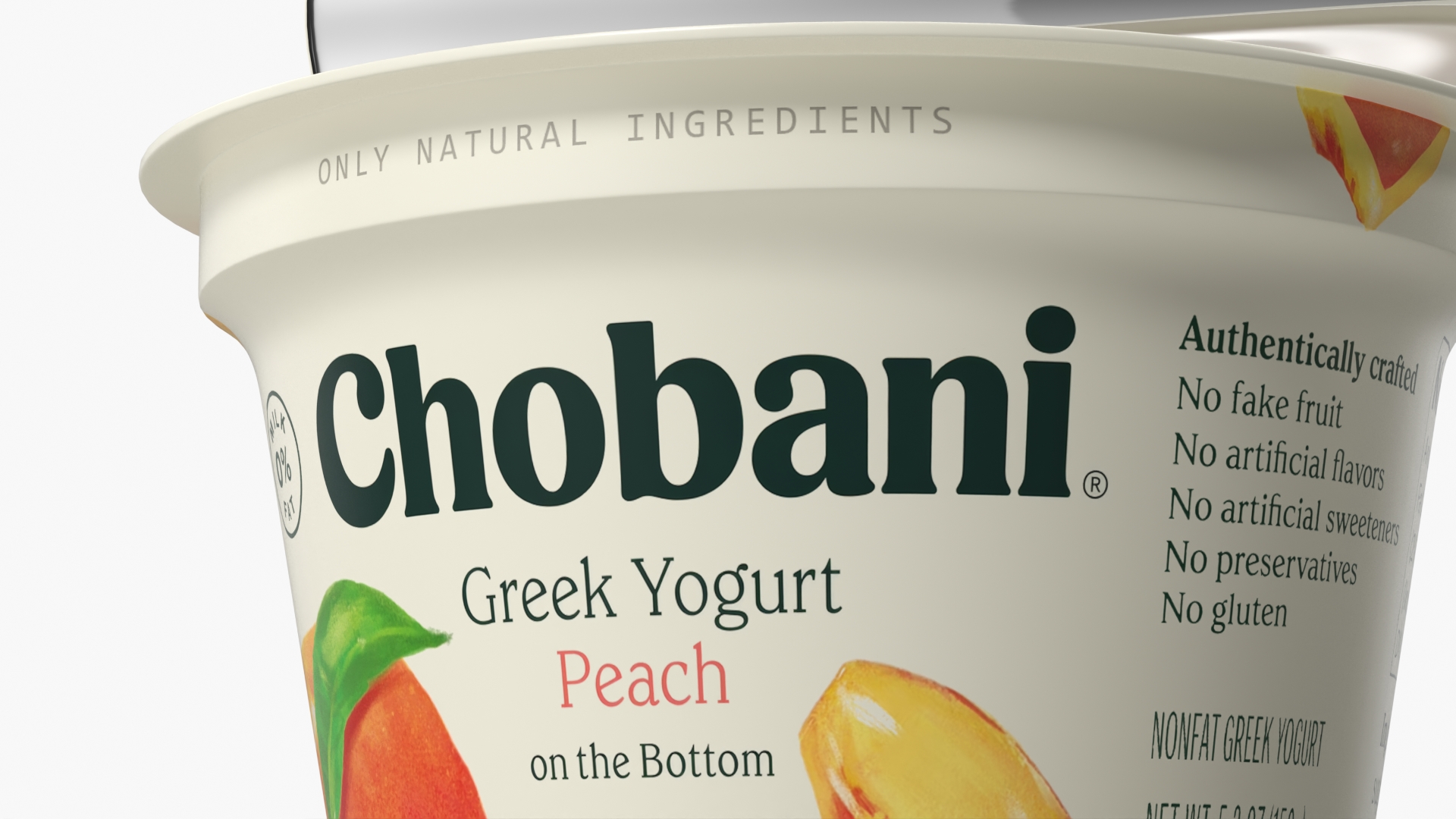 Chobani Greek Yogurt Cup Set Peach Raspberry, view 7