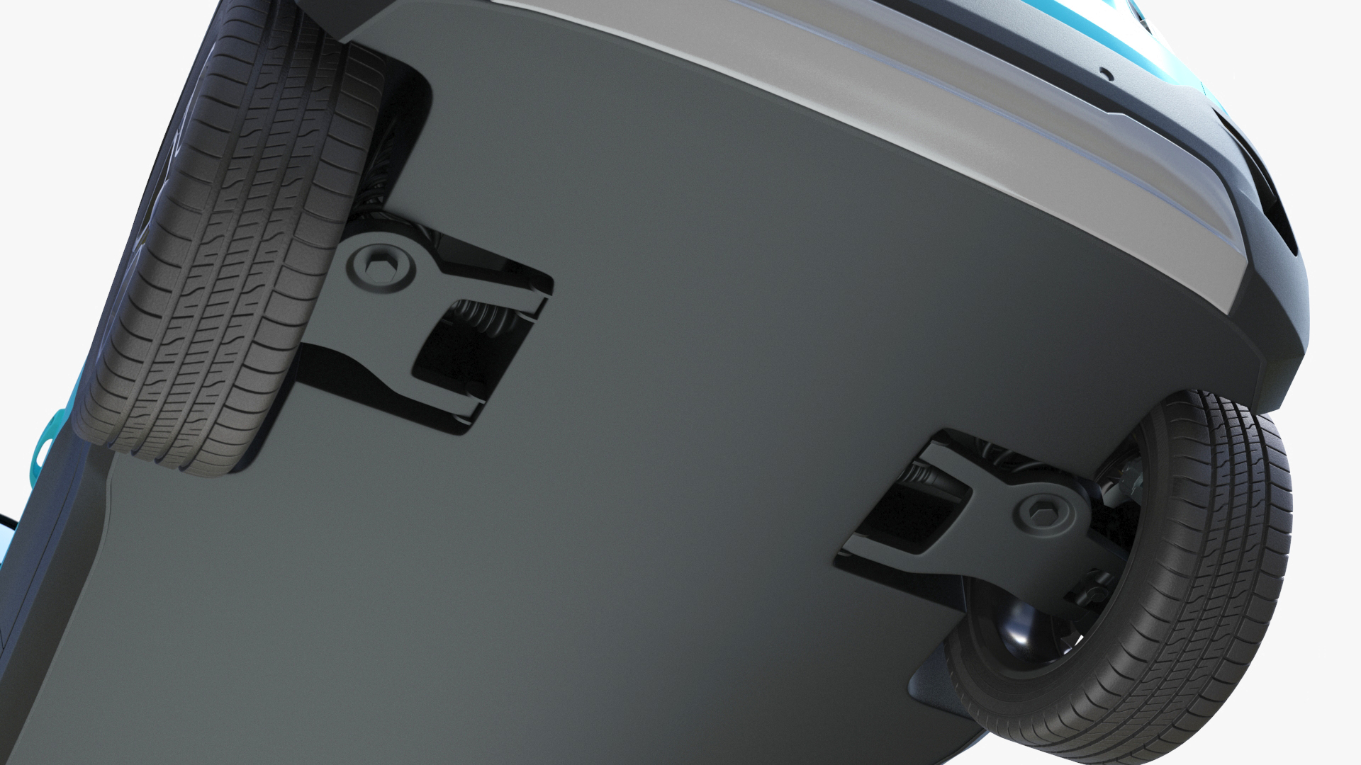 3D Crossover Blue Rigged