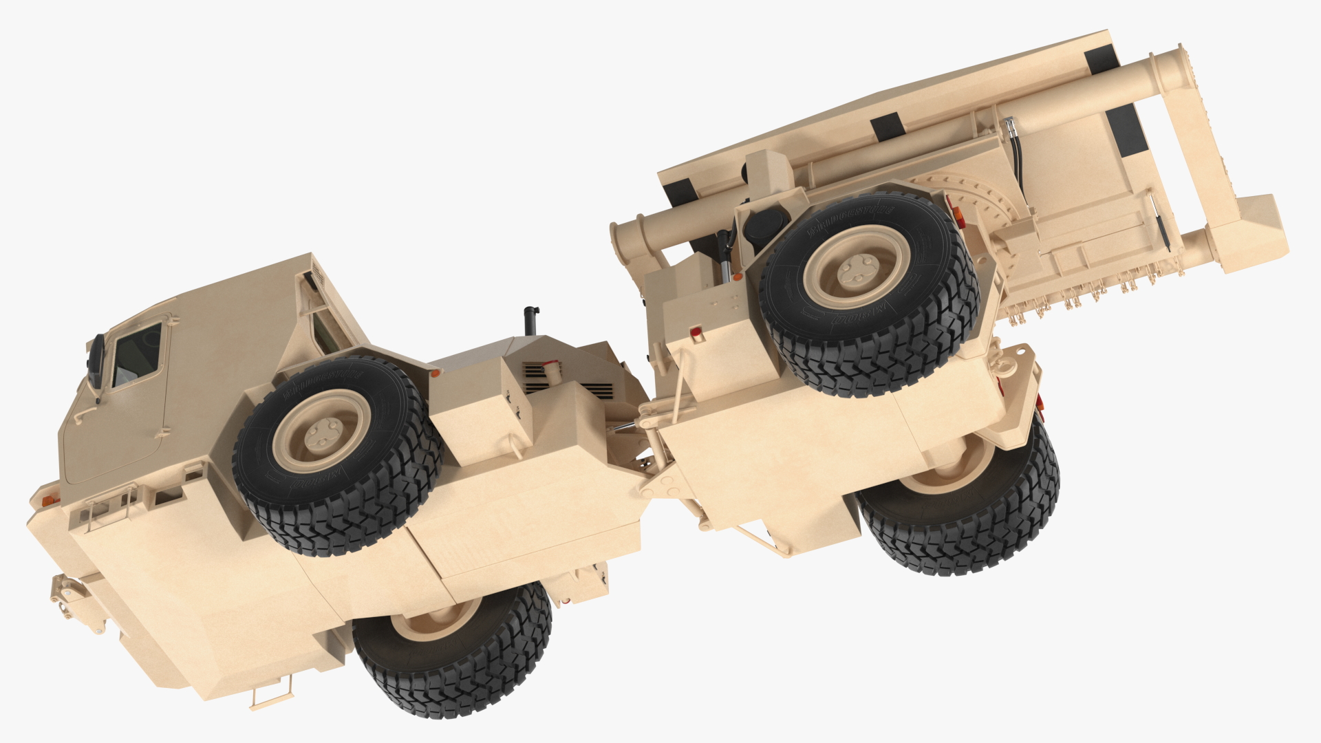 3D Hydrema 910 Mine Clearing Vehicle Sand model