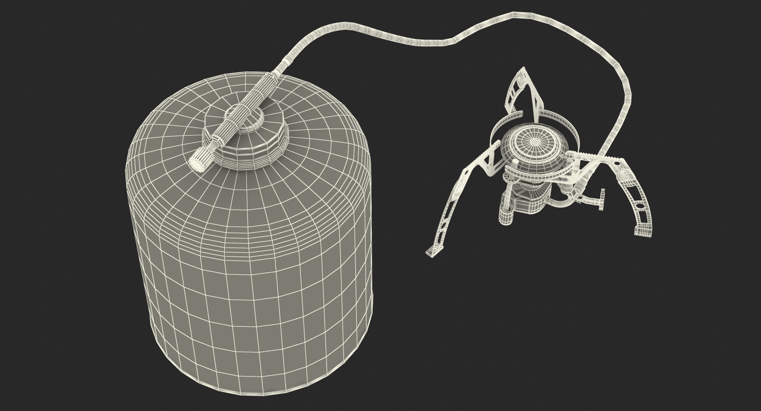 3D Portable Camping Gas Stove 2 model