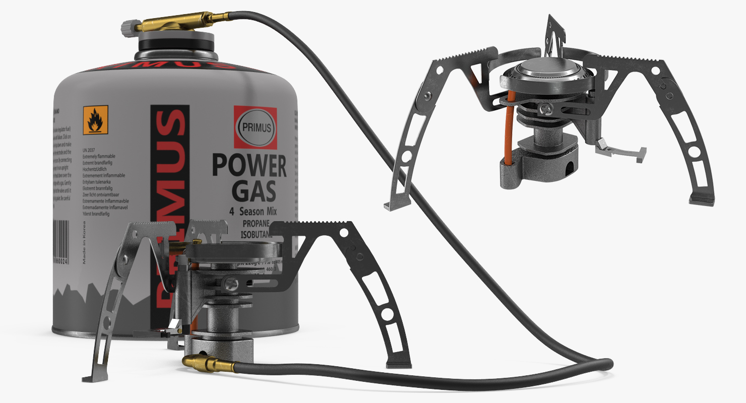 3D Portable Camping Gas Stove 2 model