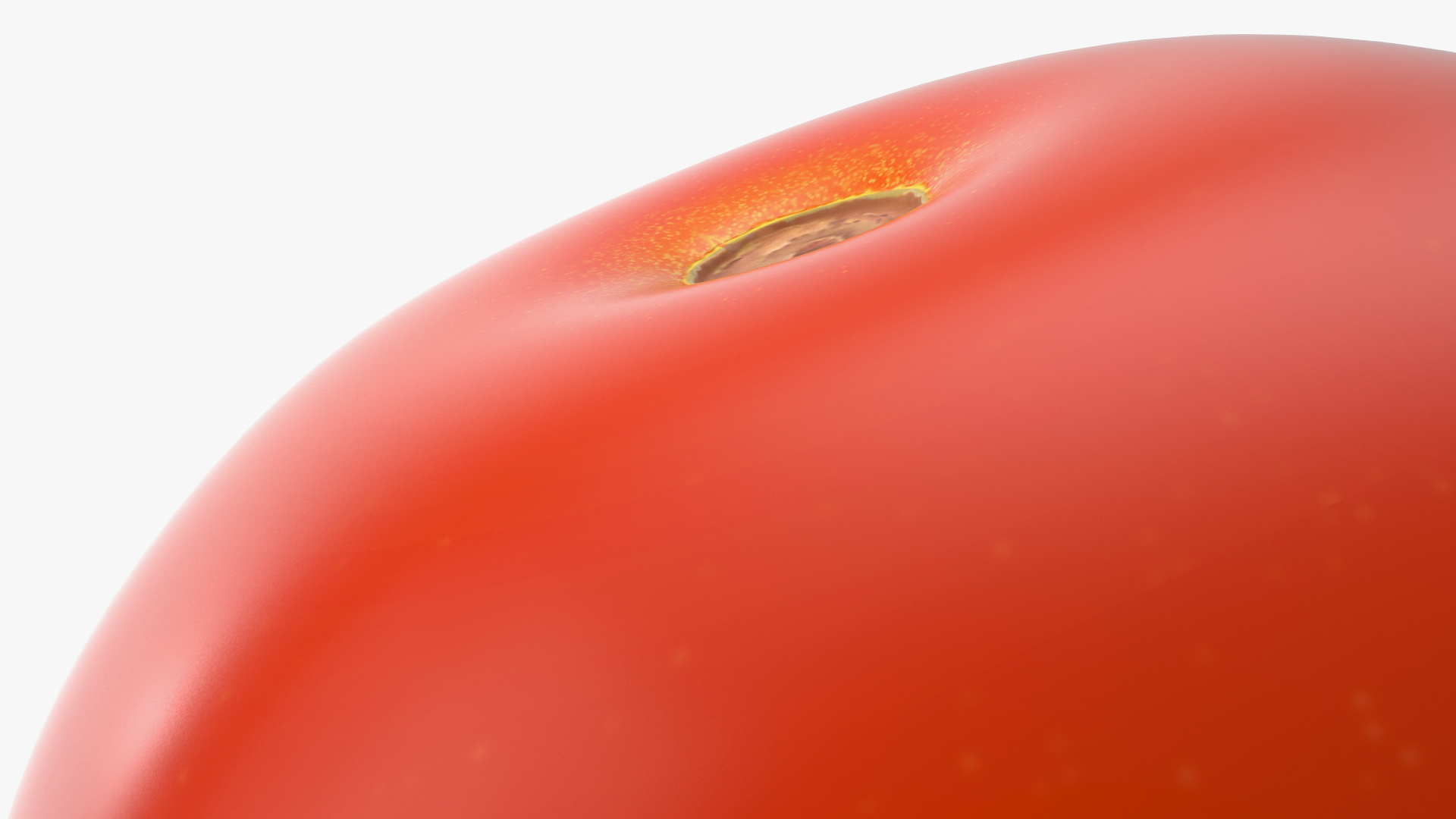 3D Fresh Red Cherry Tomato model