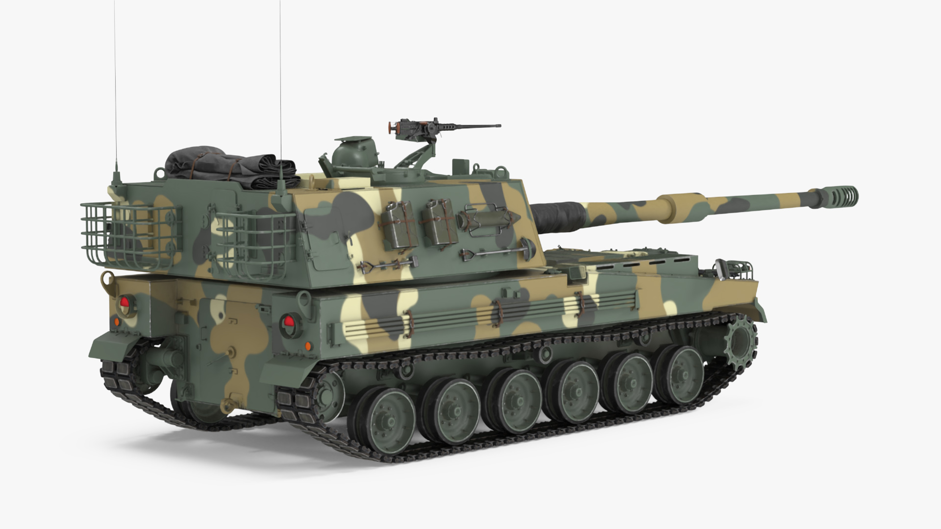 3D model K9 Thunder South Korean Artillery System