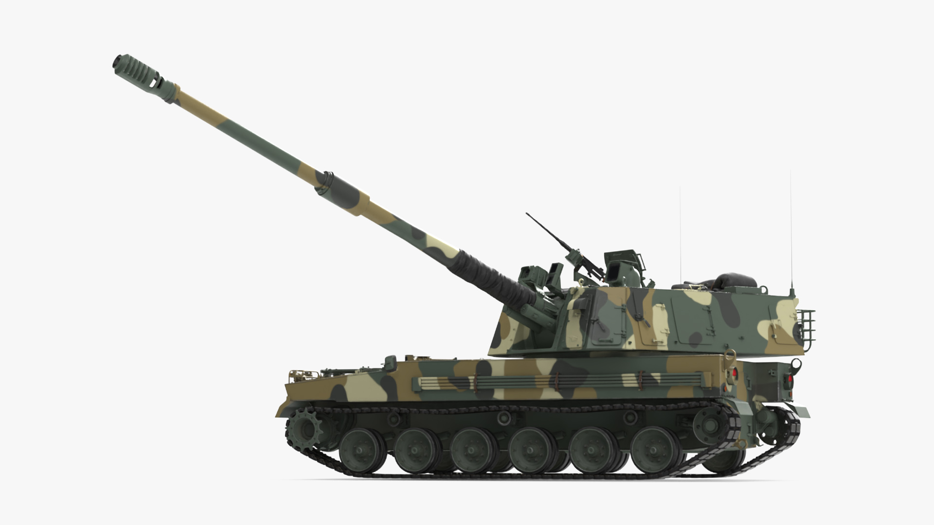 3D model K9 Thunder South Korean Artillery System