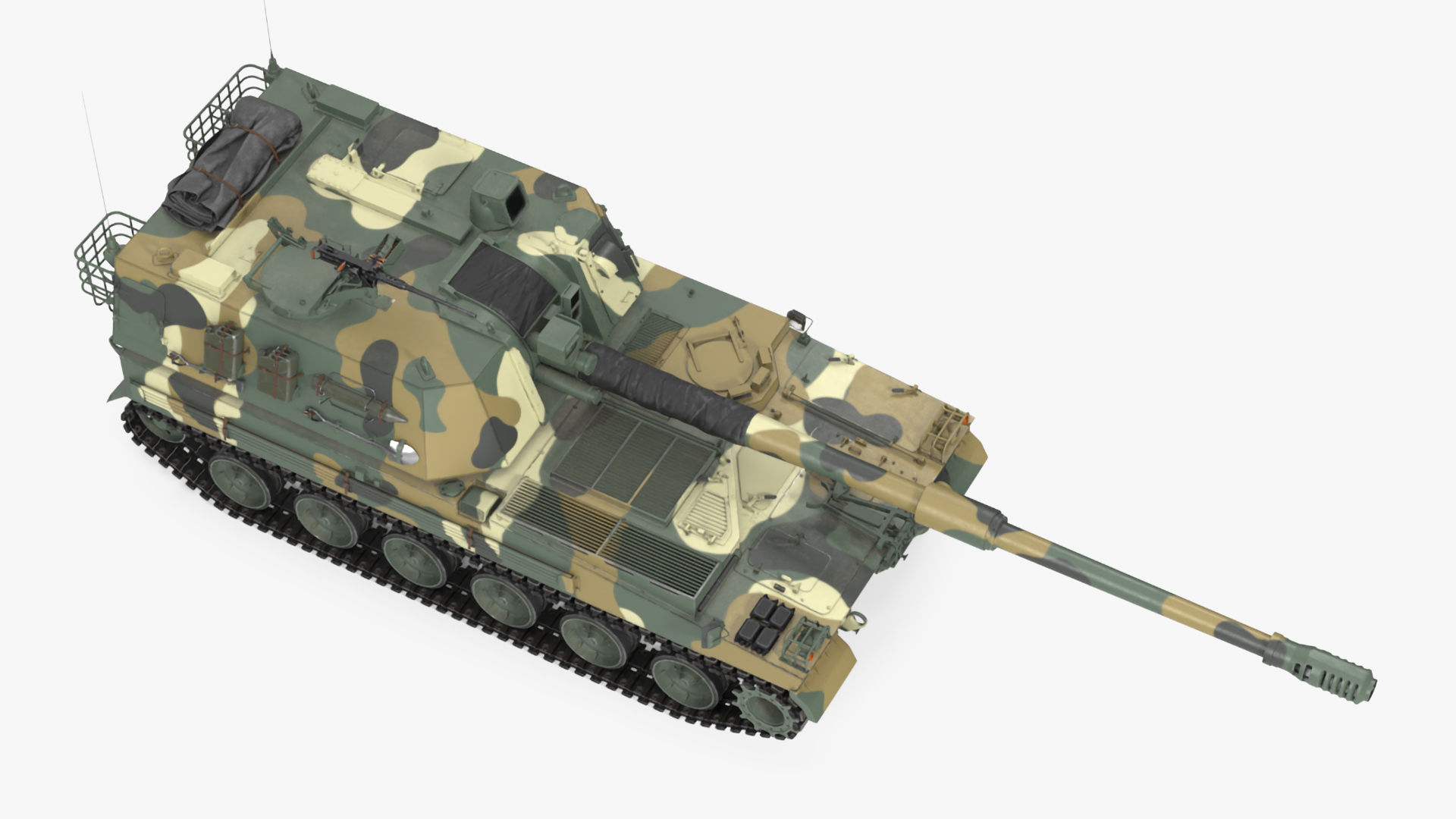 3D model K9 Thunder South Korean Artillery System