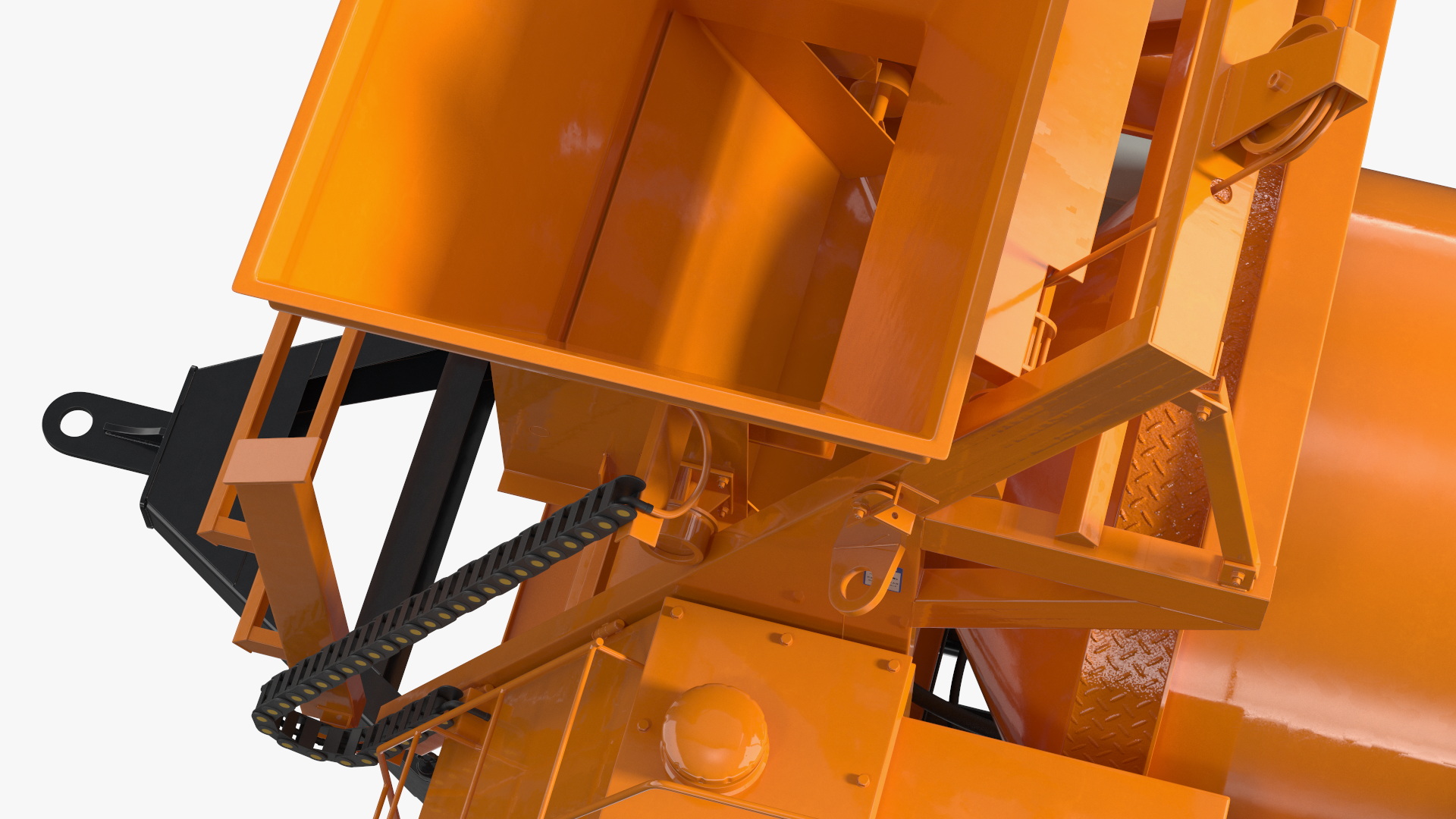 3D Portable Concrete Mixer Pump JBT40 Rigged
