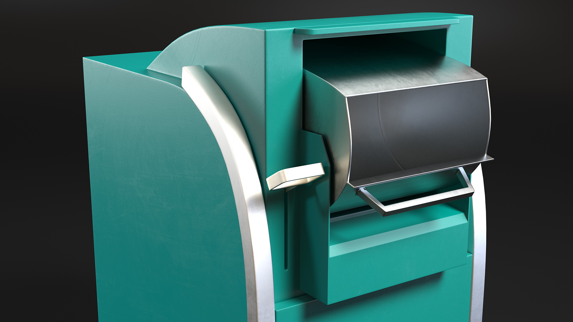 Drop Box Open Large 3D model