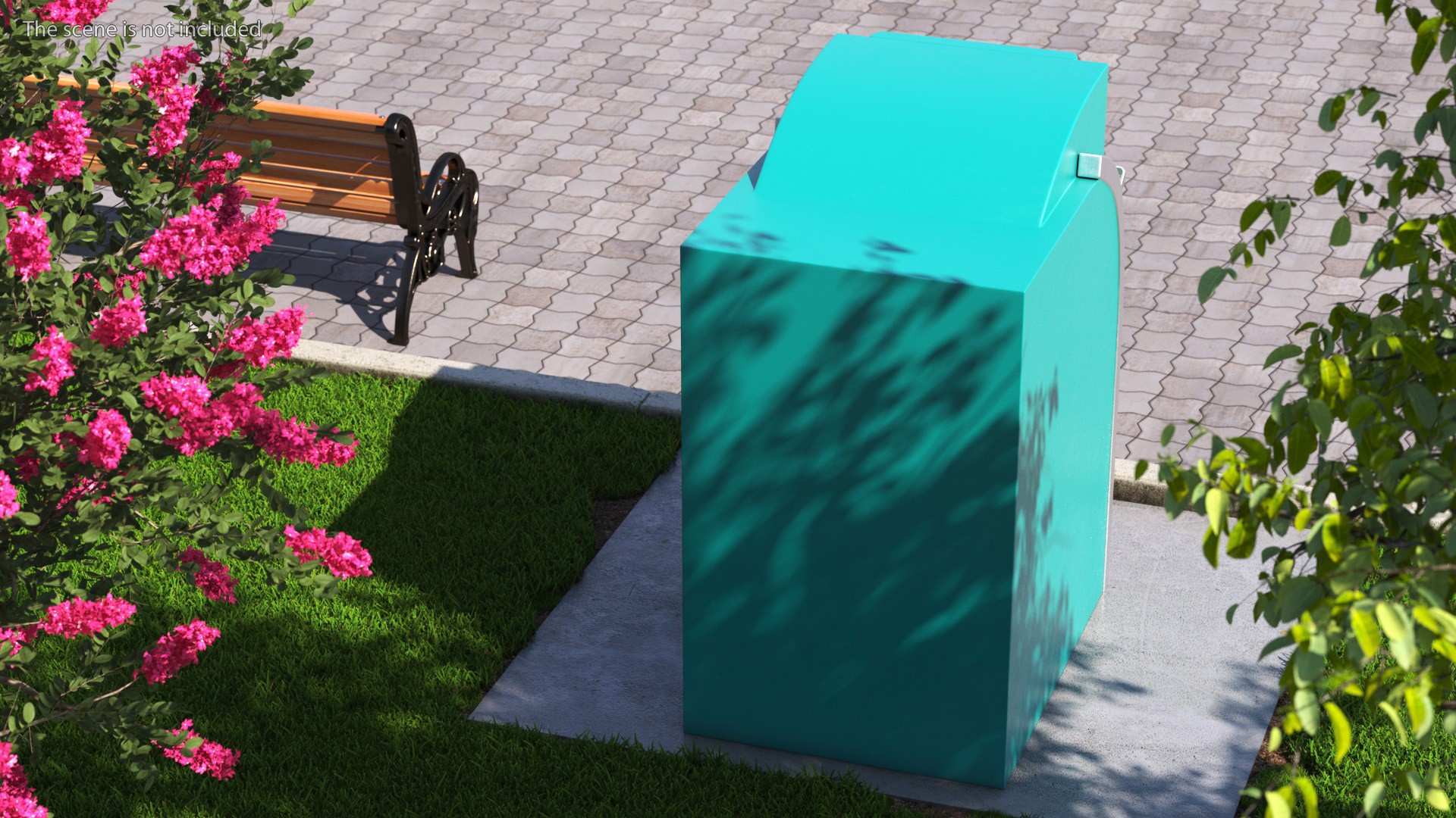 Drop Box Open Large 3D model