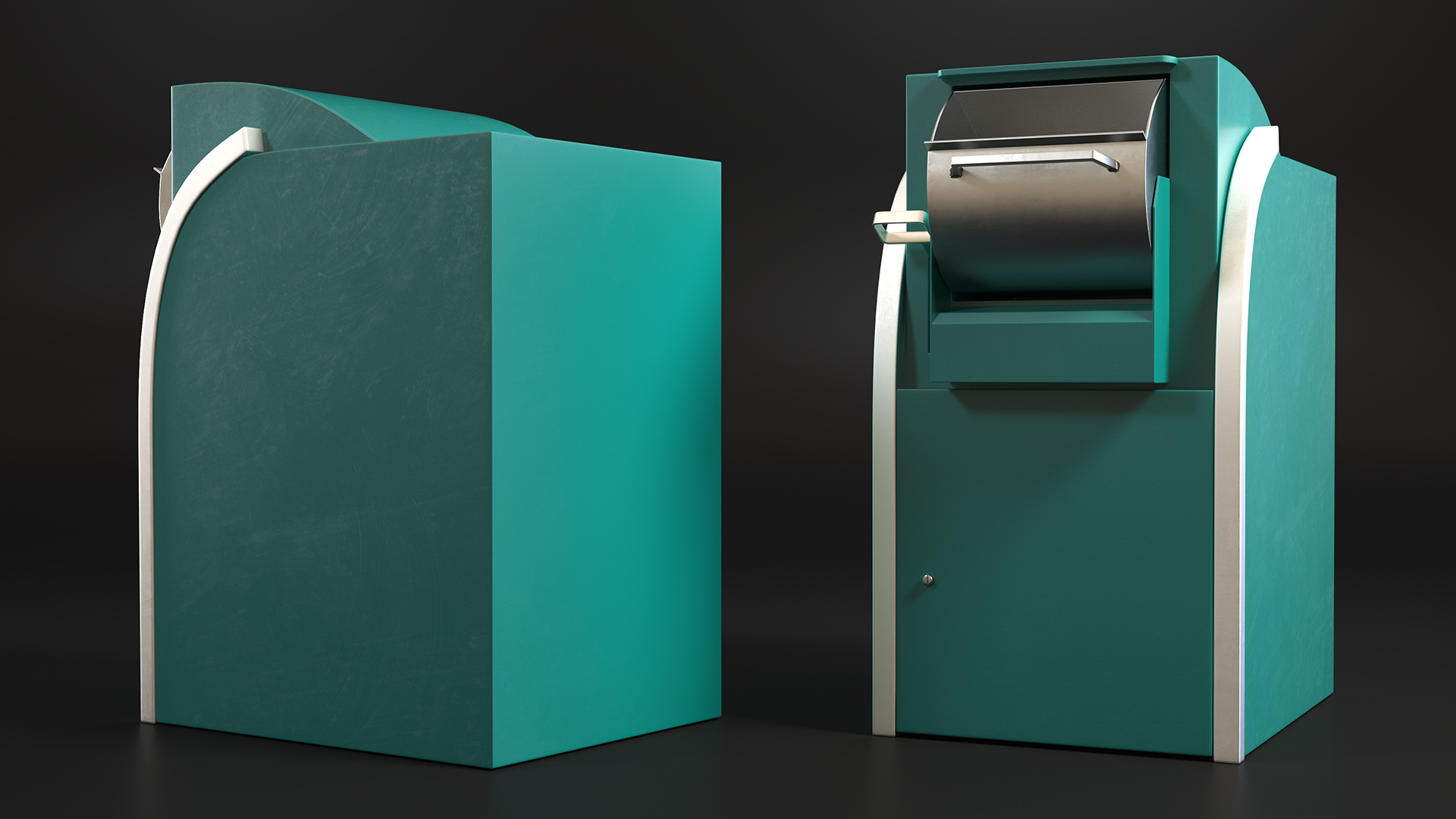 Drop Box Open Large 3D model