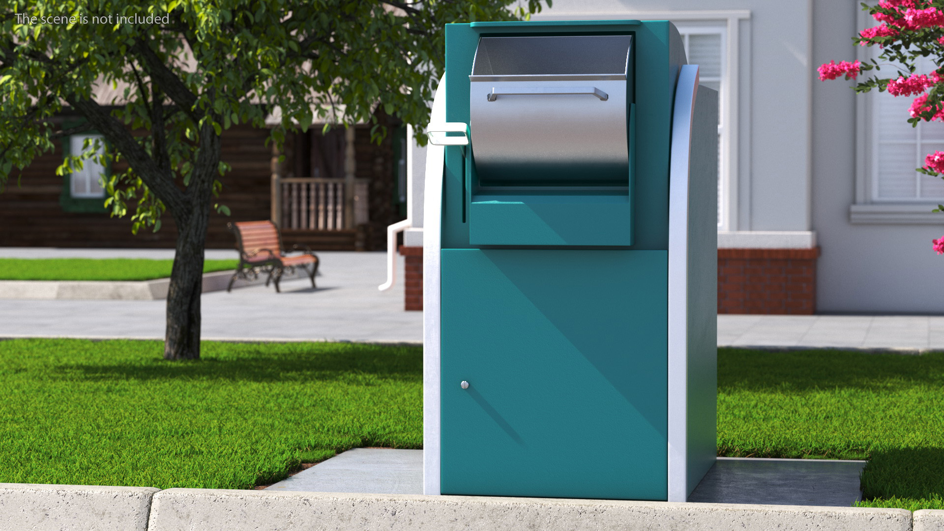 Drop Box Open Large 3D model