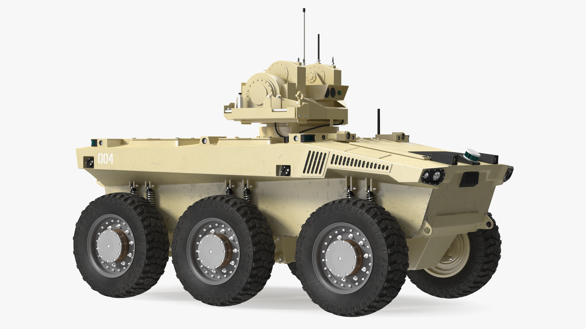 3D Military Robot Scout Rigged for Maya