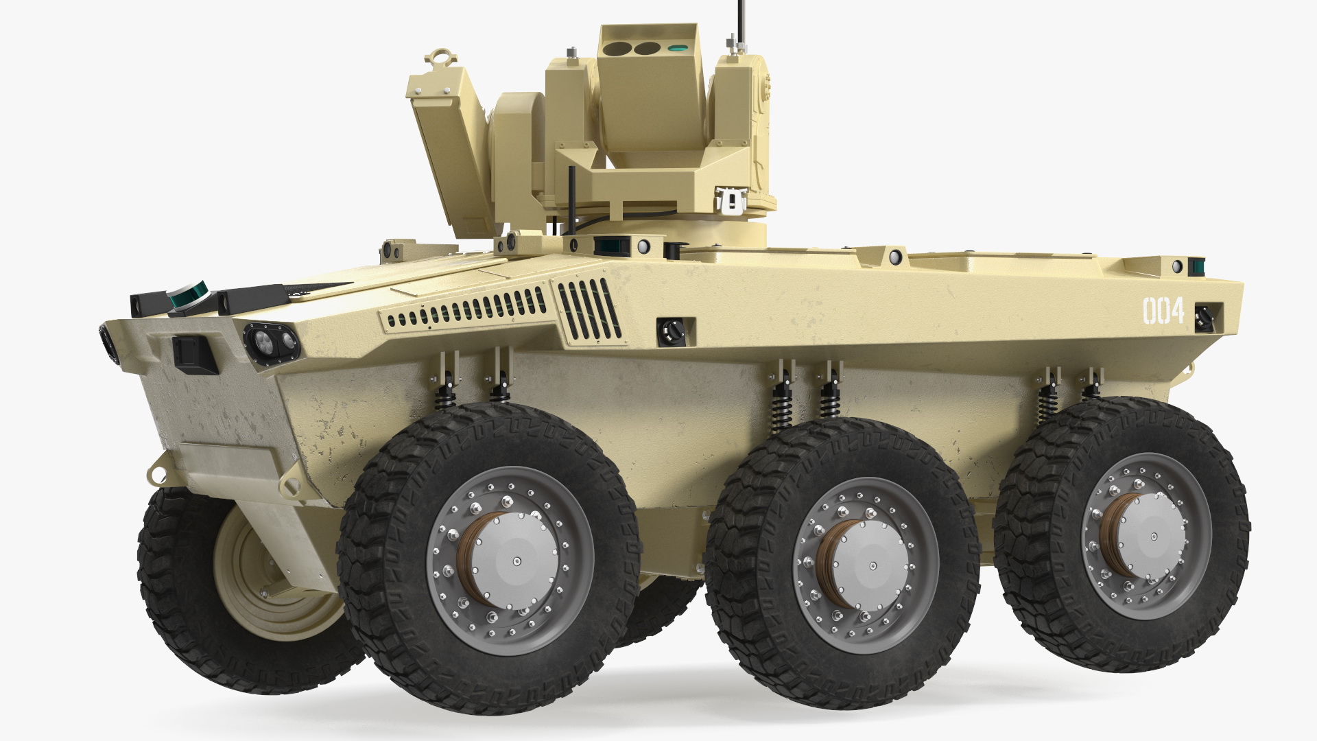 3D Military Robot Scout Rigged for Maya