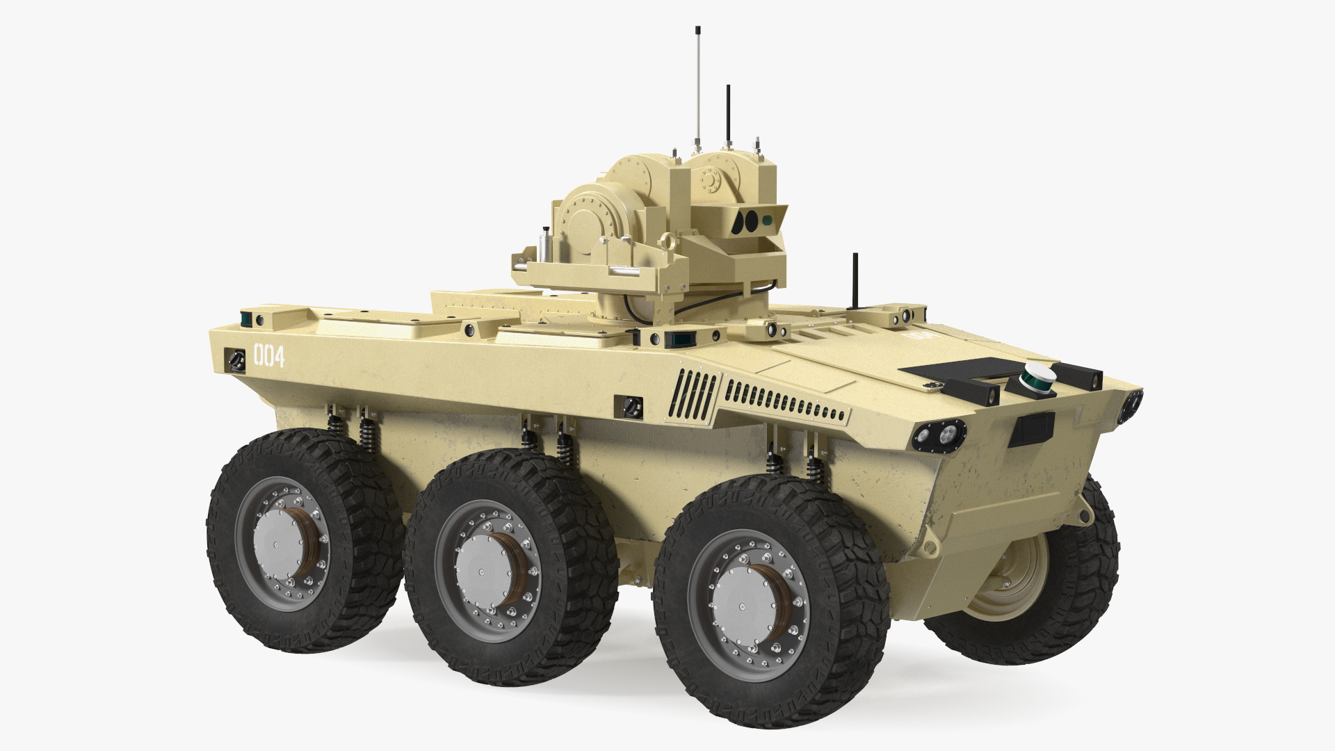 3D Military Robot Scout Rigged for Maya
