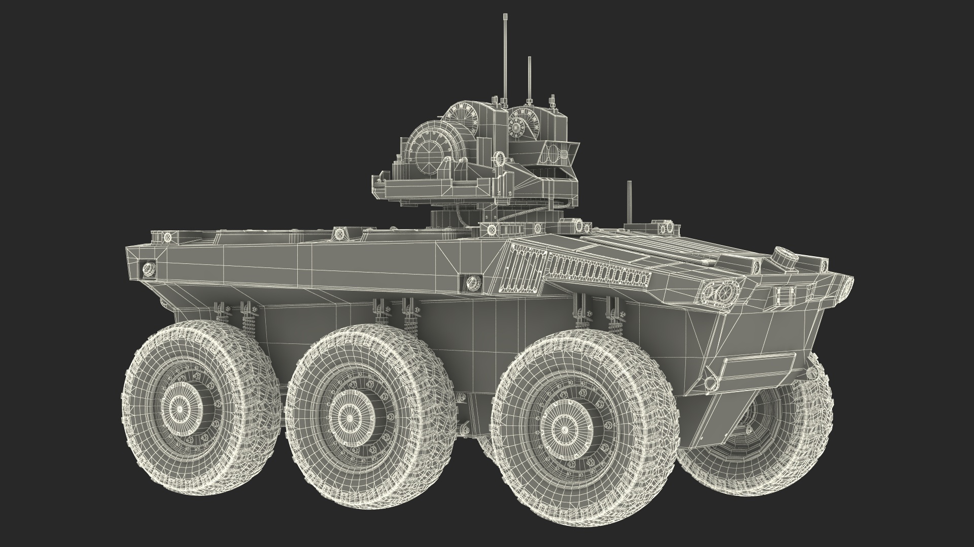 3D Military Robot Scout Rigged for Maya