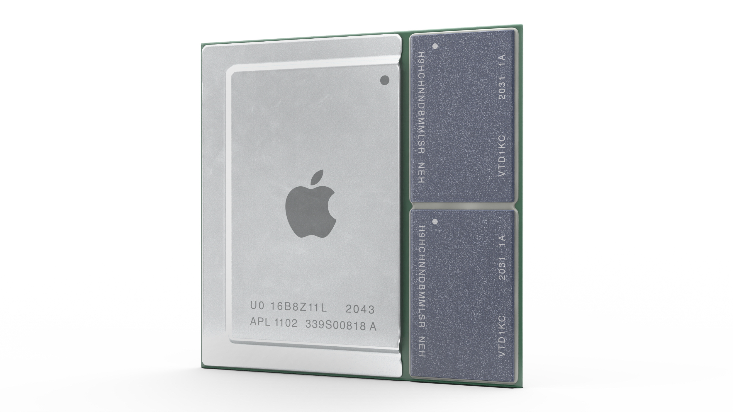 3D model Apple M1 Series Chip