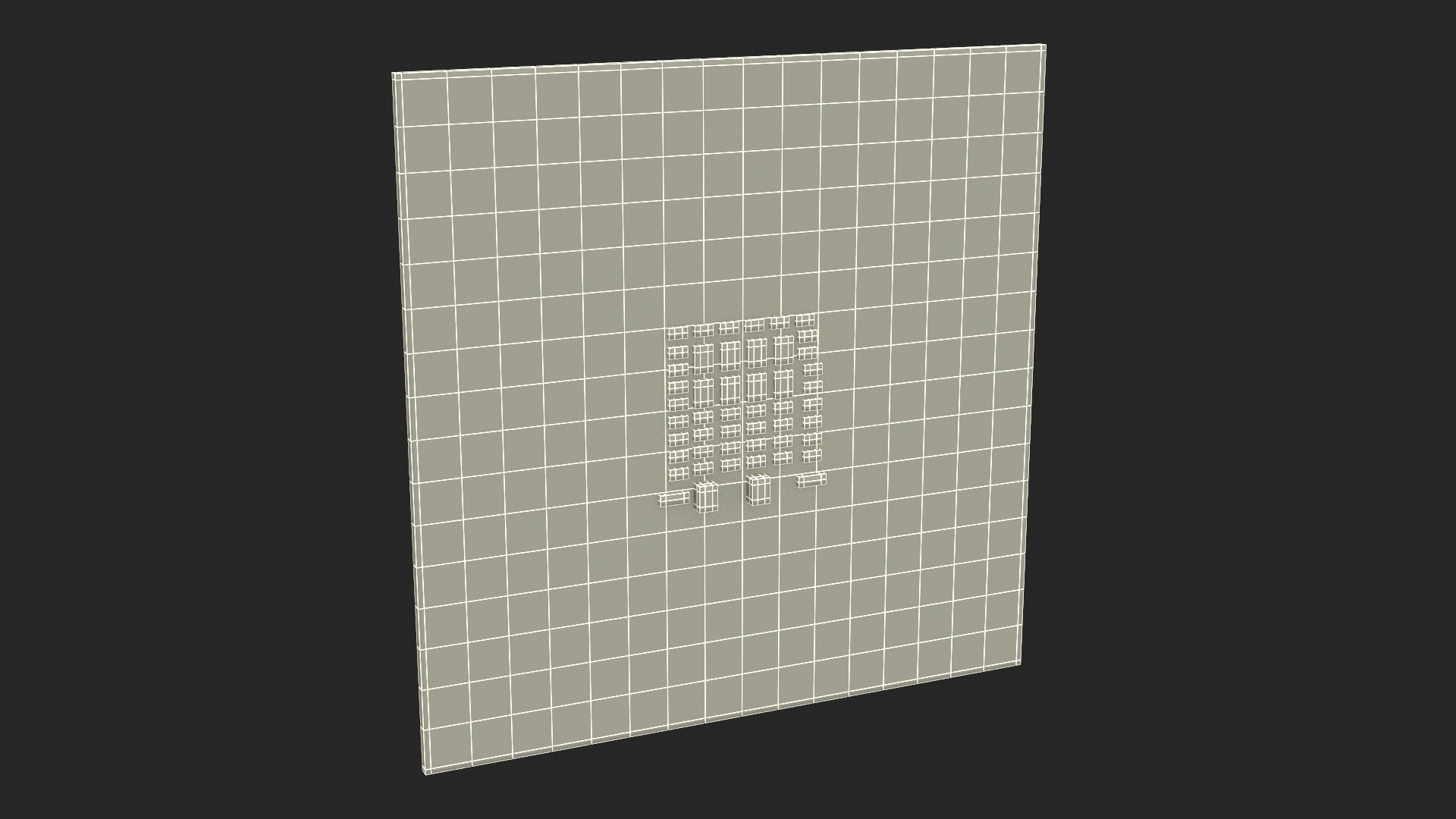 3D model Apple M1 Series Chip