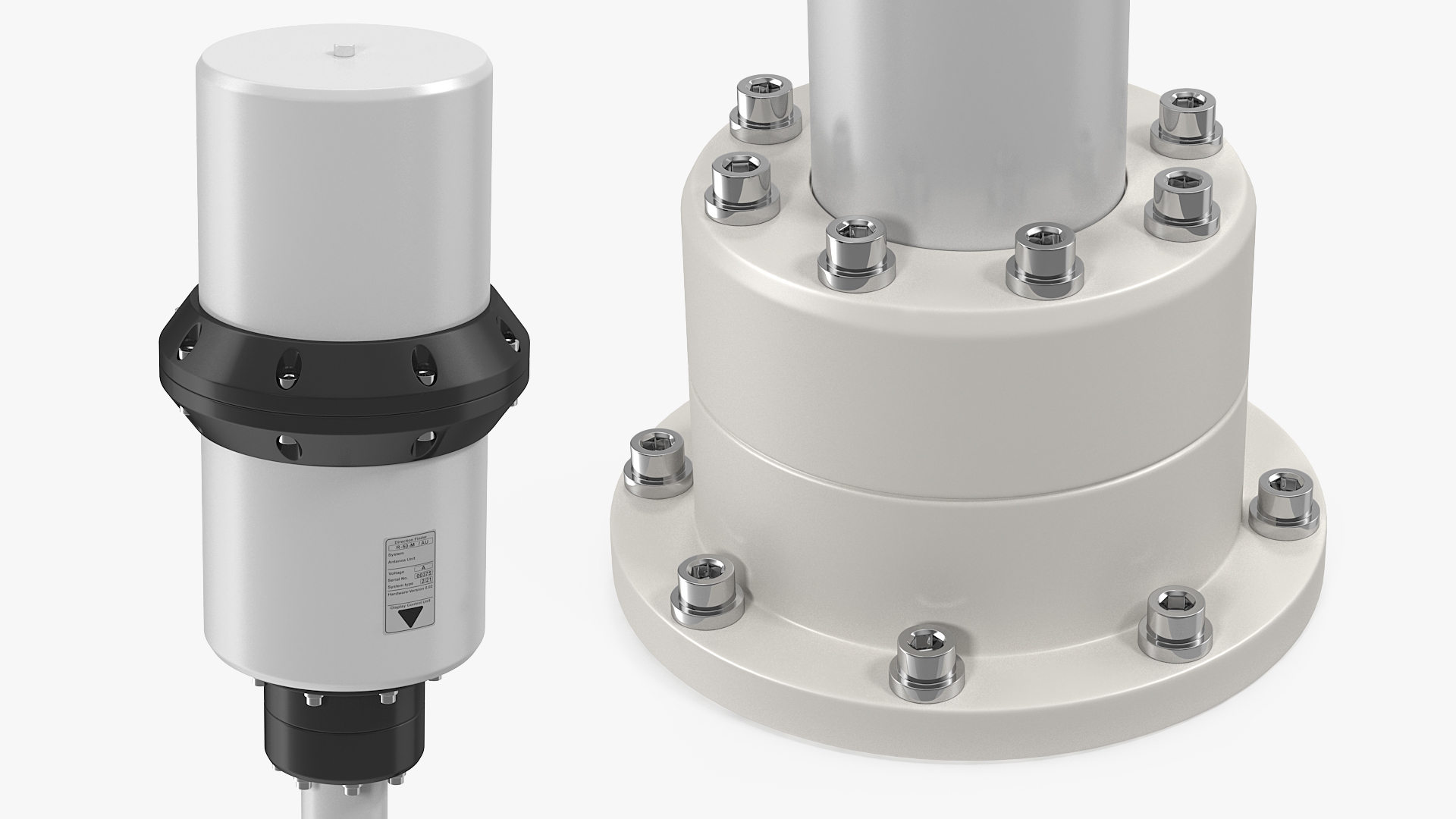 3D model SAR Multiband Direction Finder System with Antenna