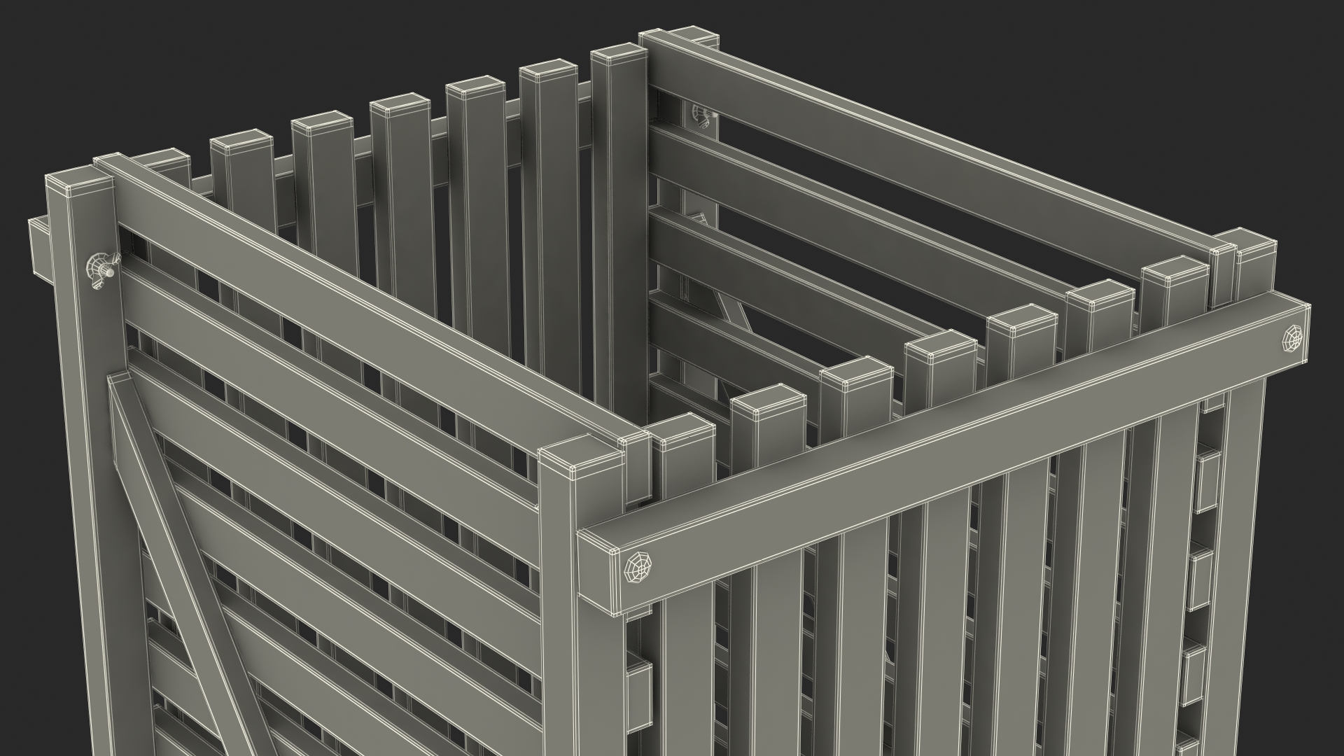 3D Wooden Vegetable Rack