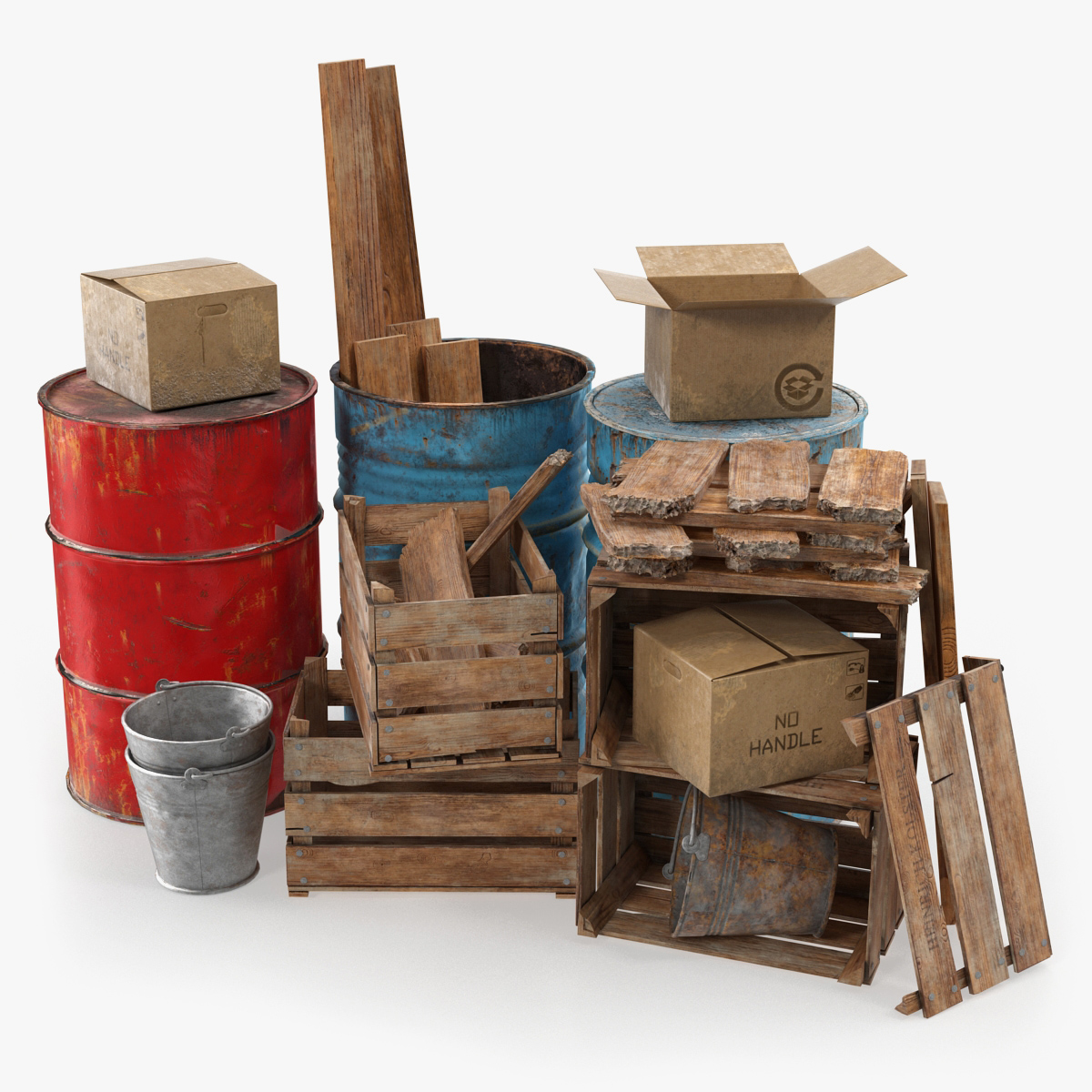 Scrap Stacked Debris