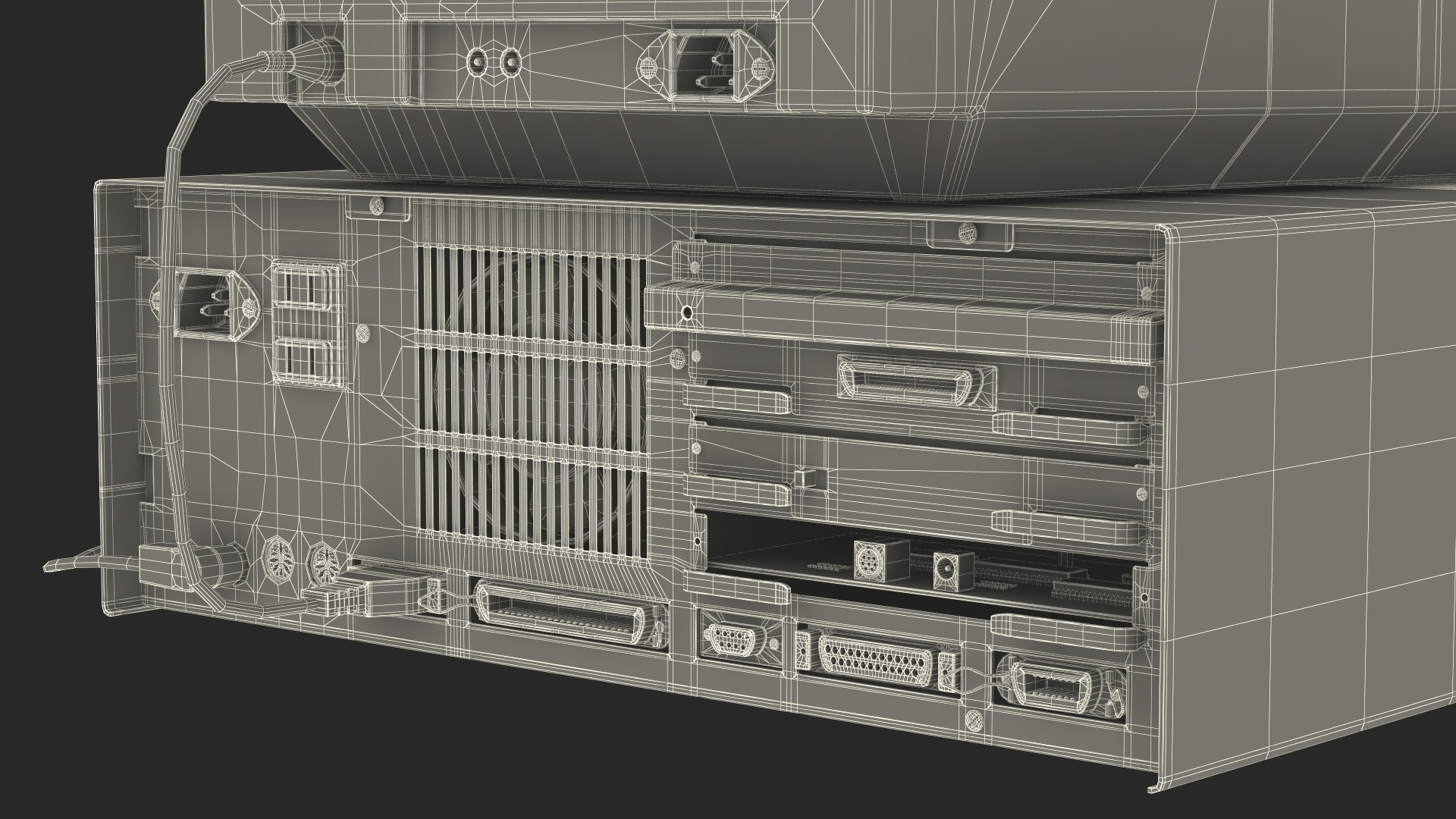 3D Old Classic Personal Desktop PC