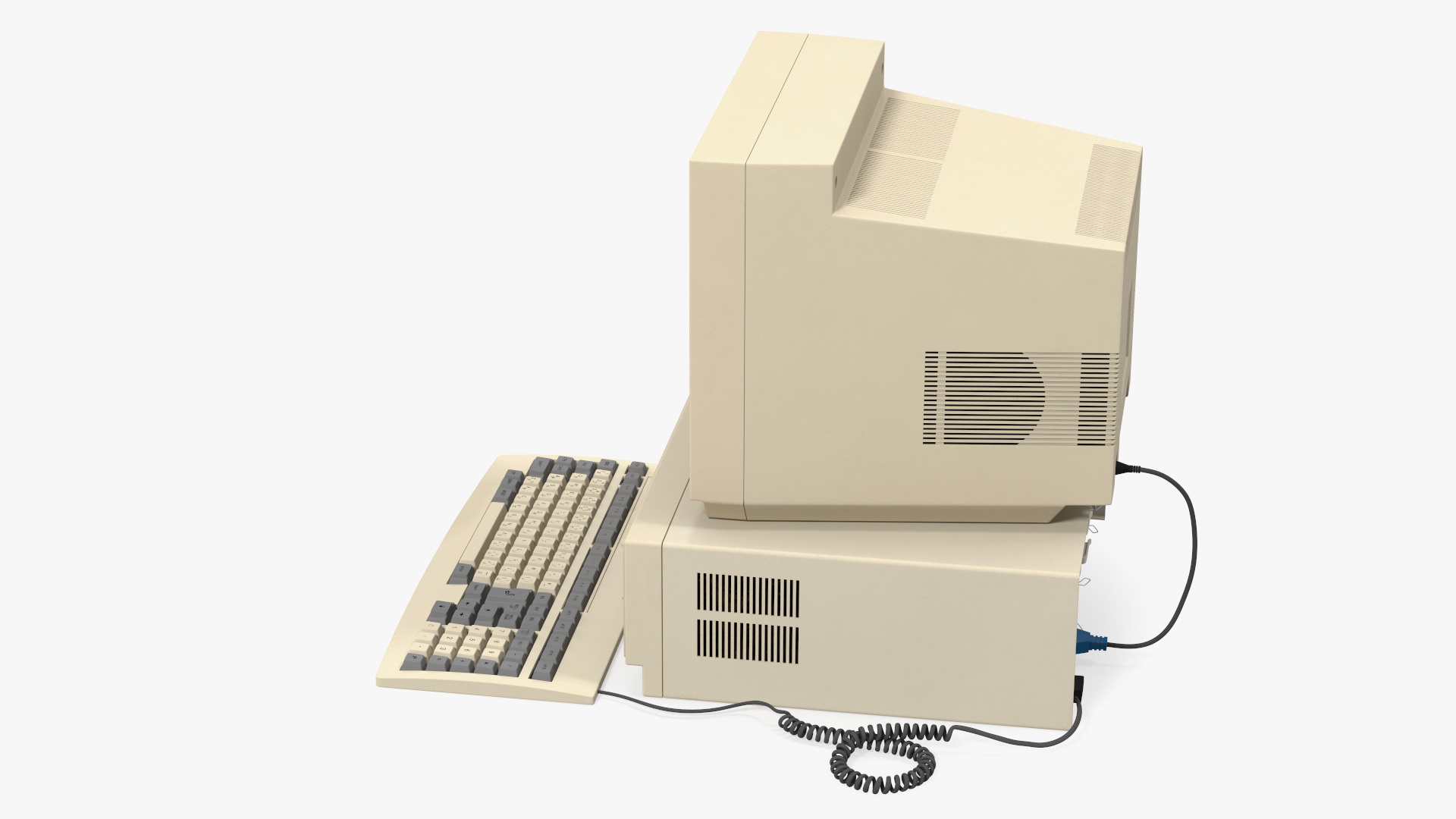 3D Old Classic Personal Desktop PC