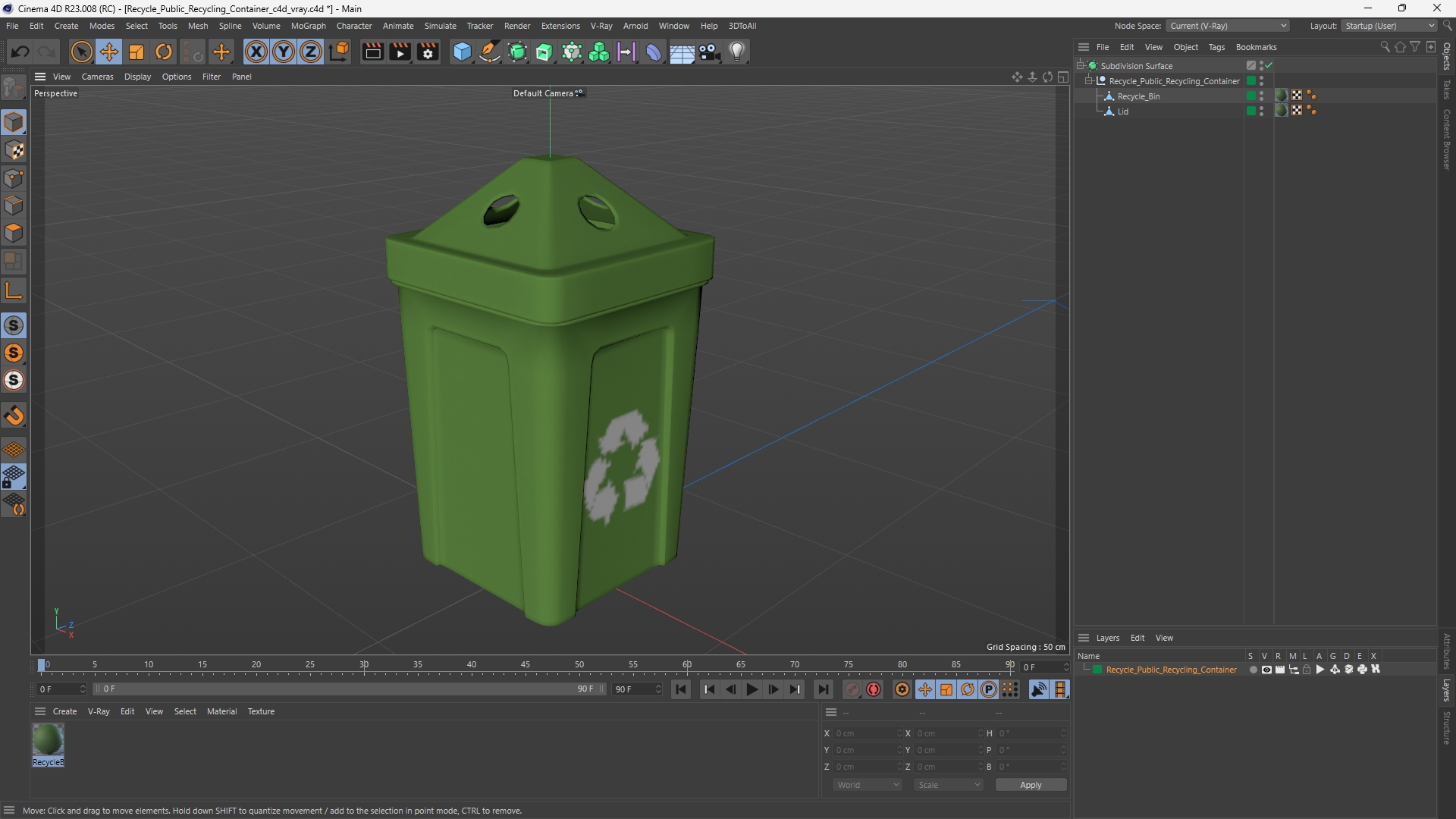 Recycle Public Recycling Container - view 12