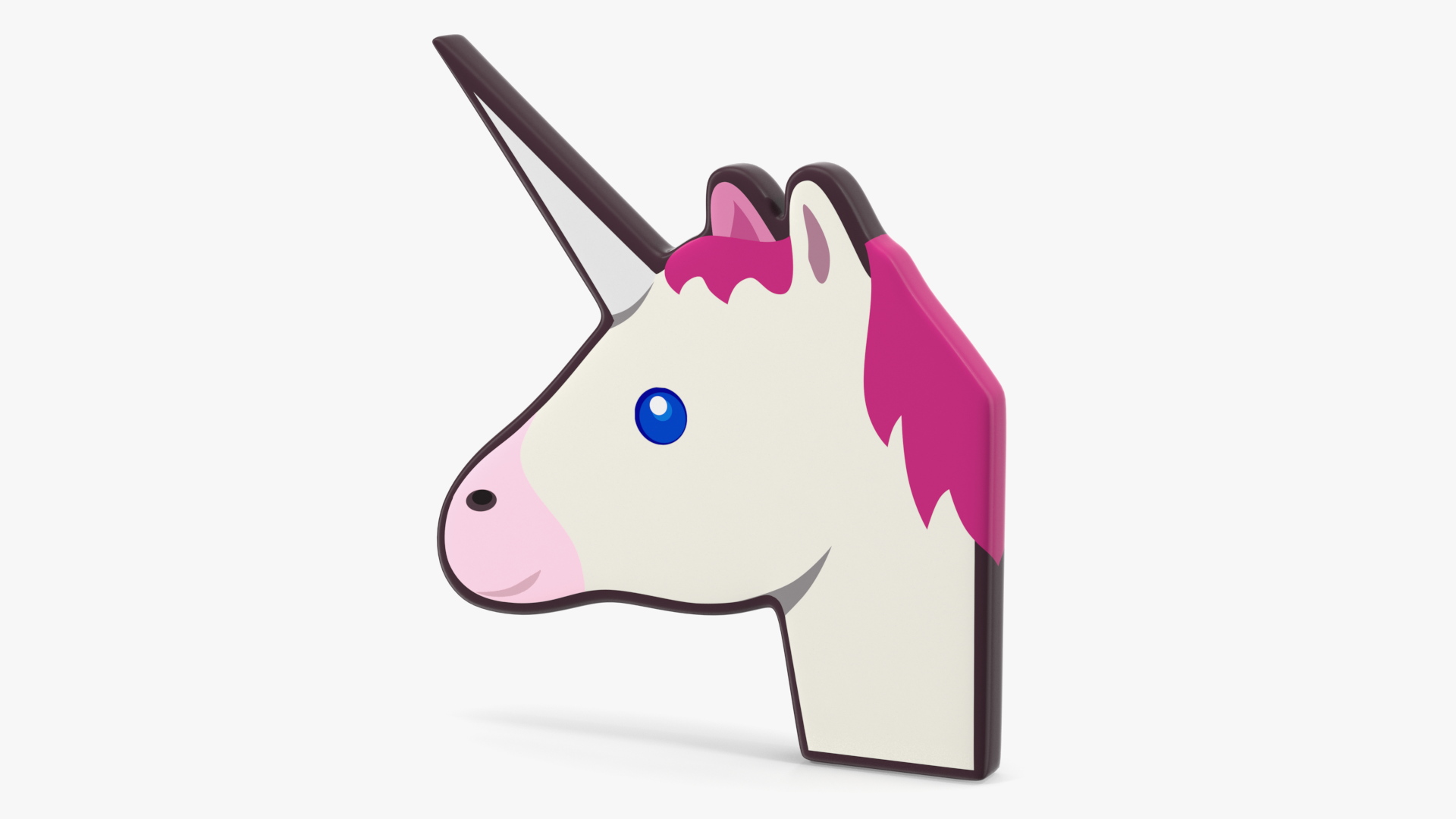 3D Unicorn Emoji model