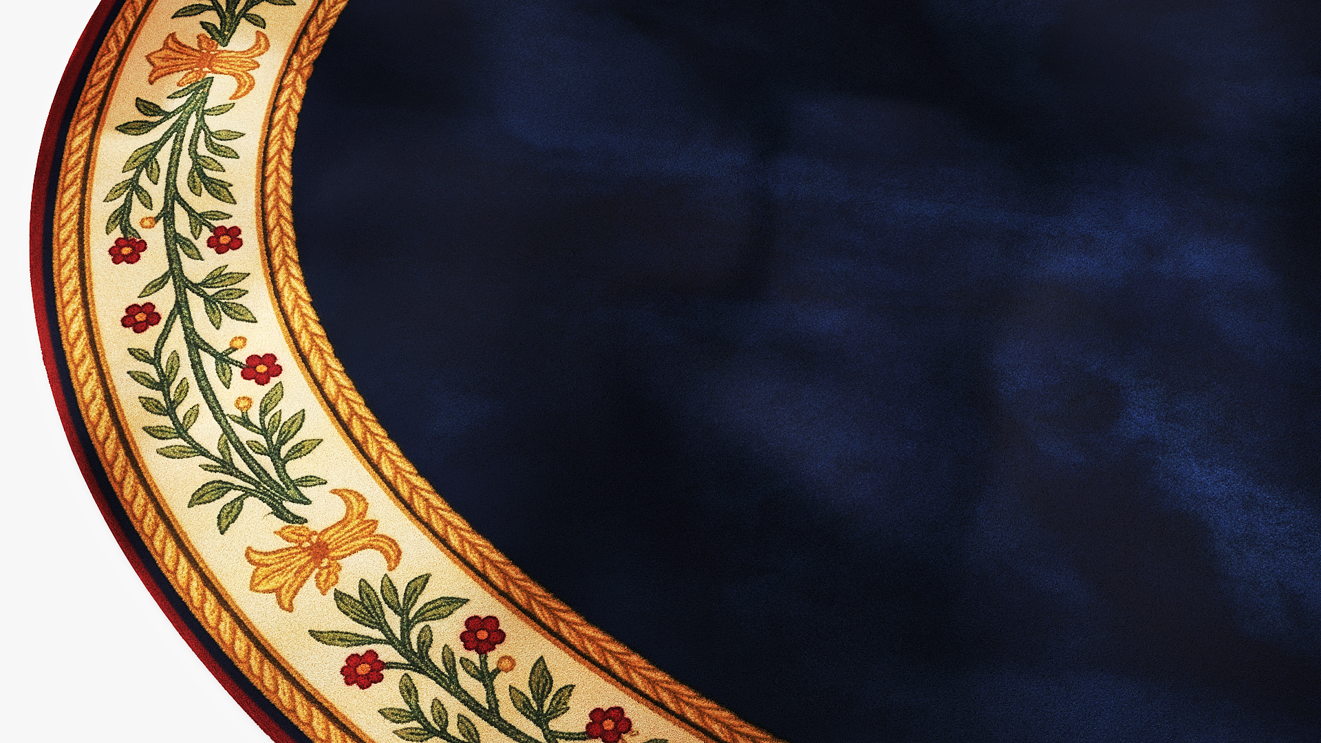 Oval Office Presidential Seal Rug Fur - view 4