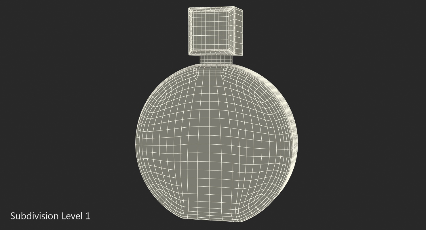 Chanel Chance Eau Fraiche Parfum Bottle 3D model