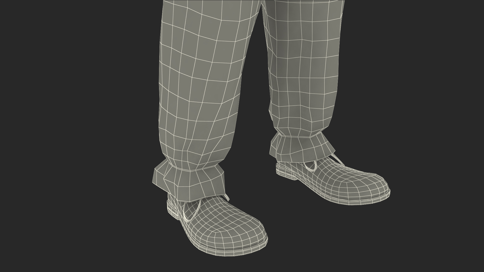 Clown Suit Fur 3D model