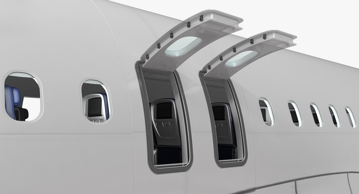 3D Airbus A321 NEO Delta Rigged model