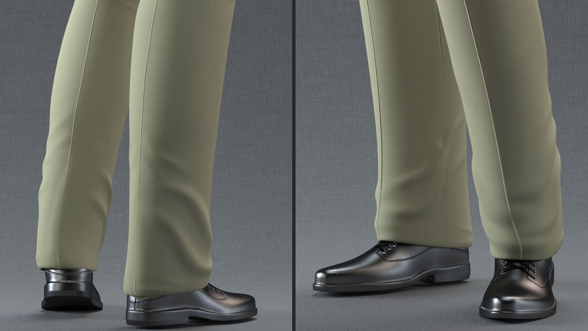 3D model Light Skin Black Man in Formal Suit