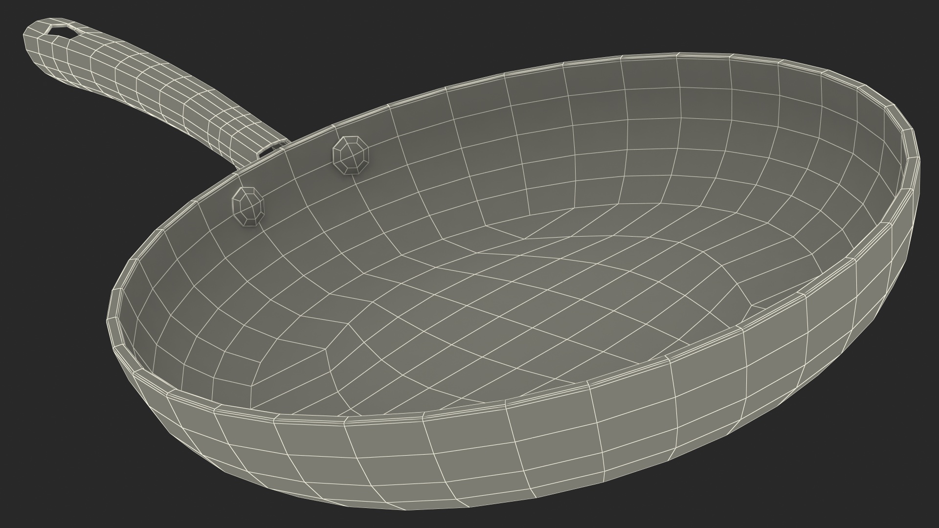Frying Pan Set Generic 3D