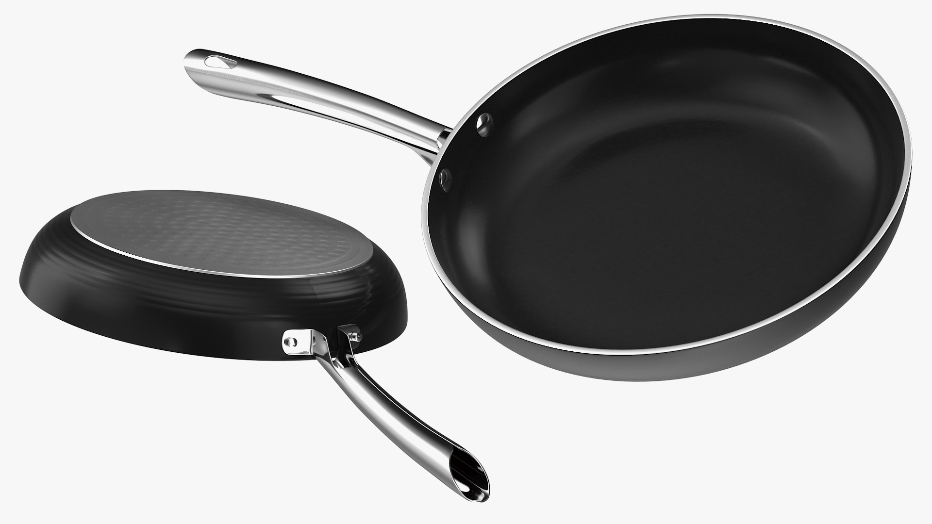 Frying Pan Set Generic 3D