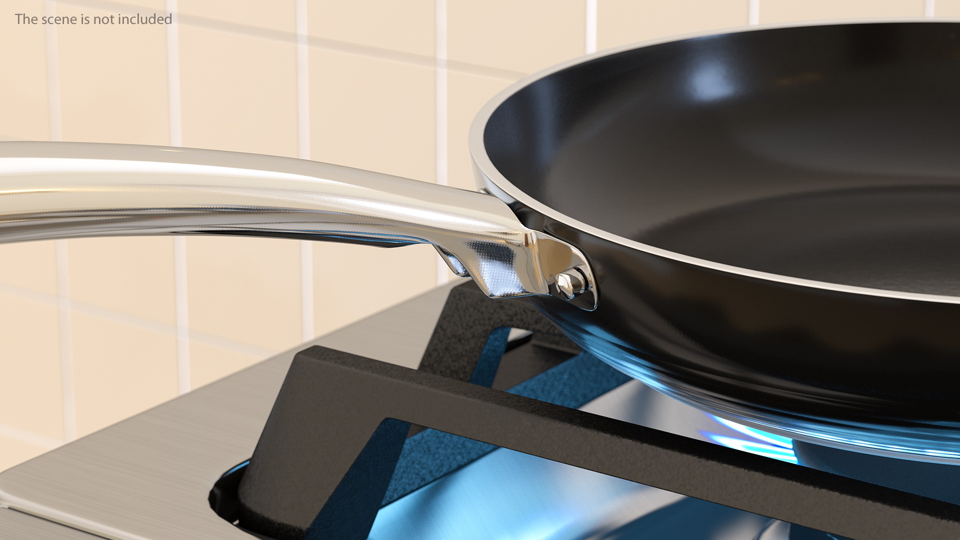 Frying Pan Set Generic 3D